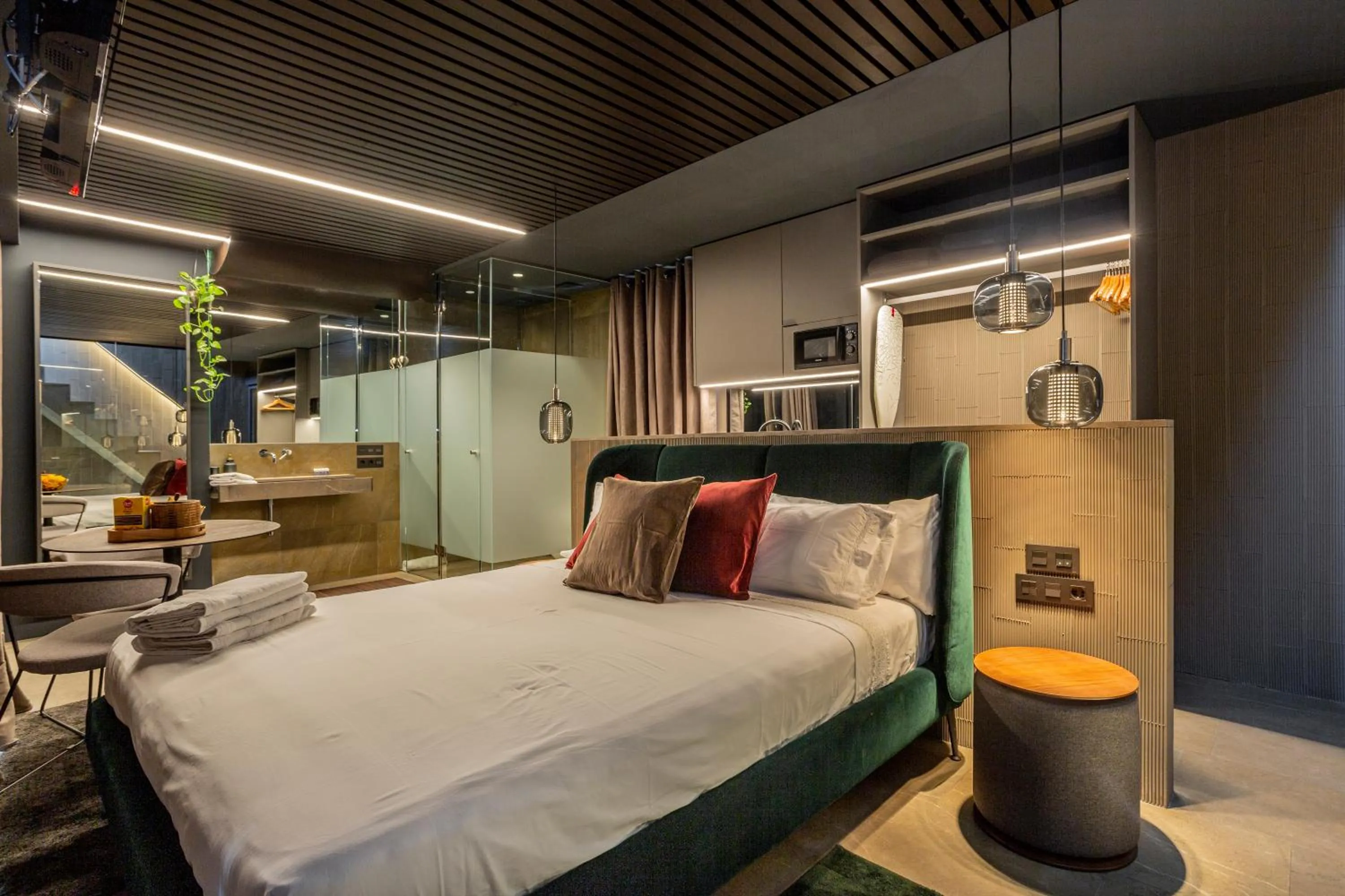 Bed in Apartaestudios Evolution Luxury