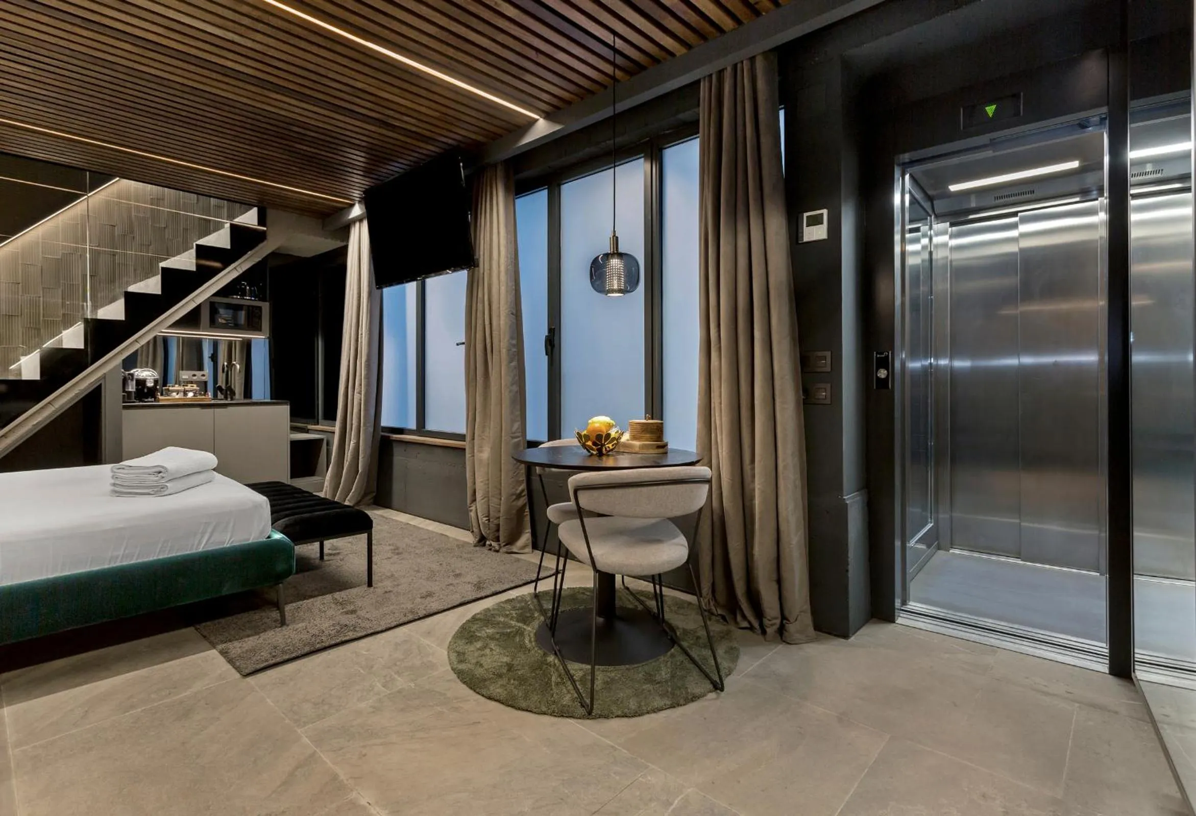 Bed in Apartaestudios Evolution Luxury