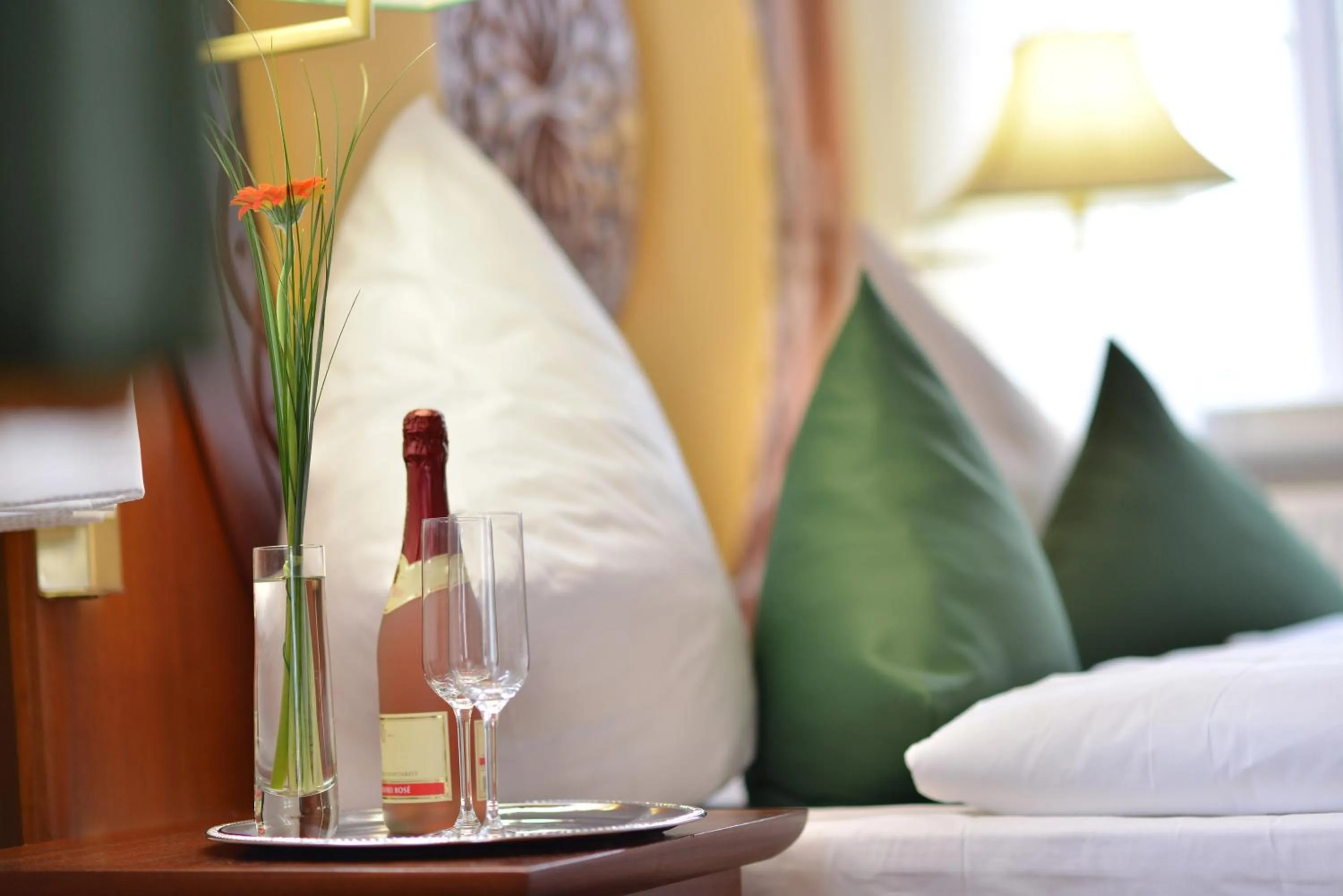 Decorative detail, Bed in Hotel Villa Ponte Wisera