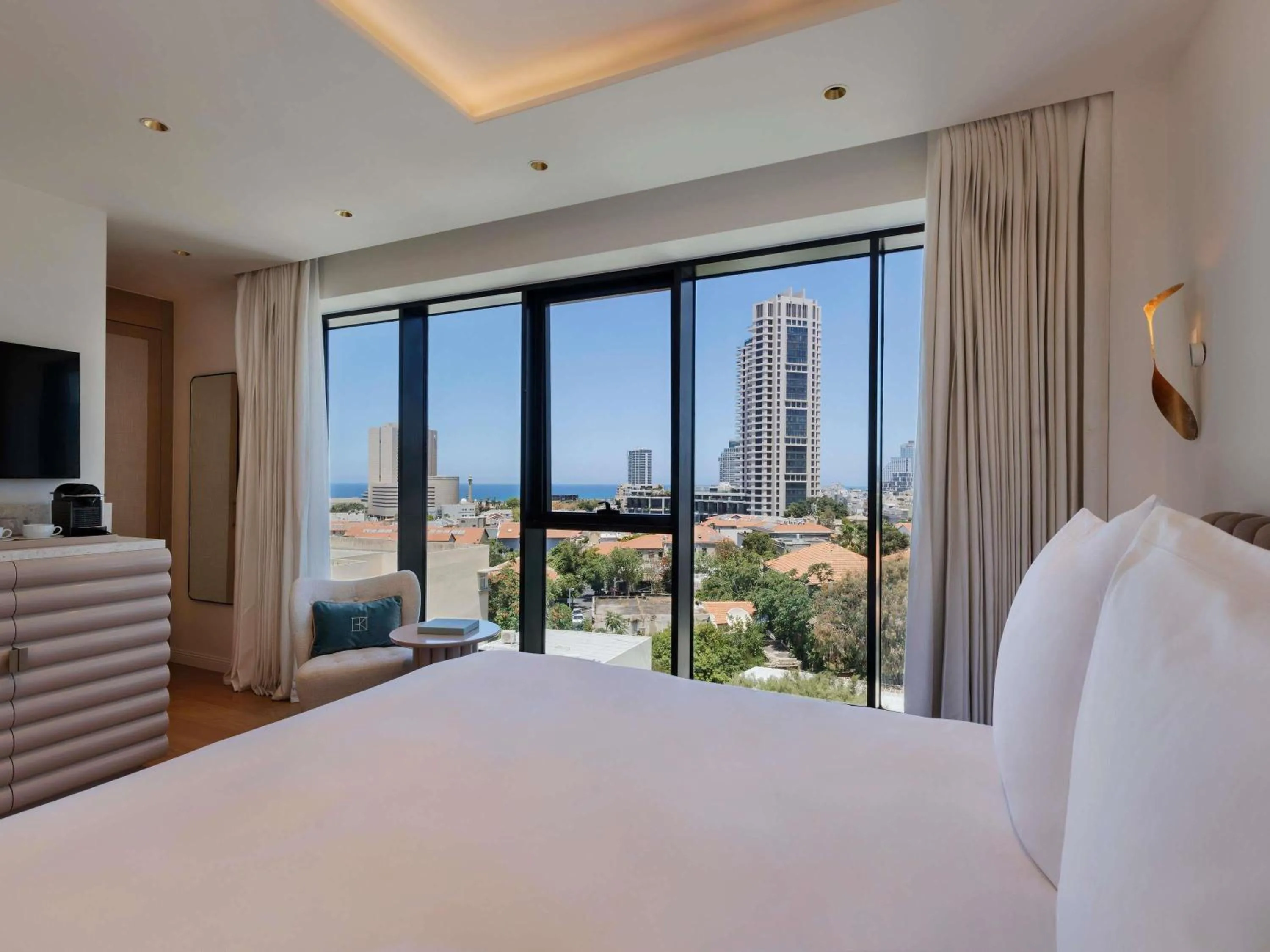 Bedroom, Bed in Elkonin Tel Aviv - MGallery Hotel Collection