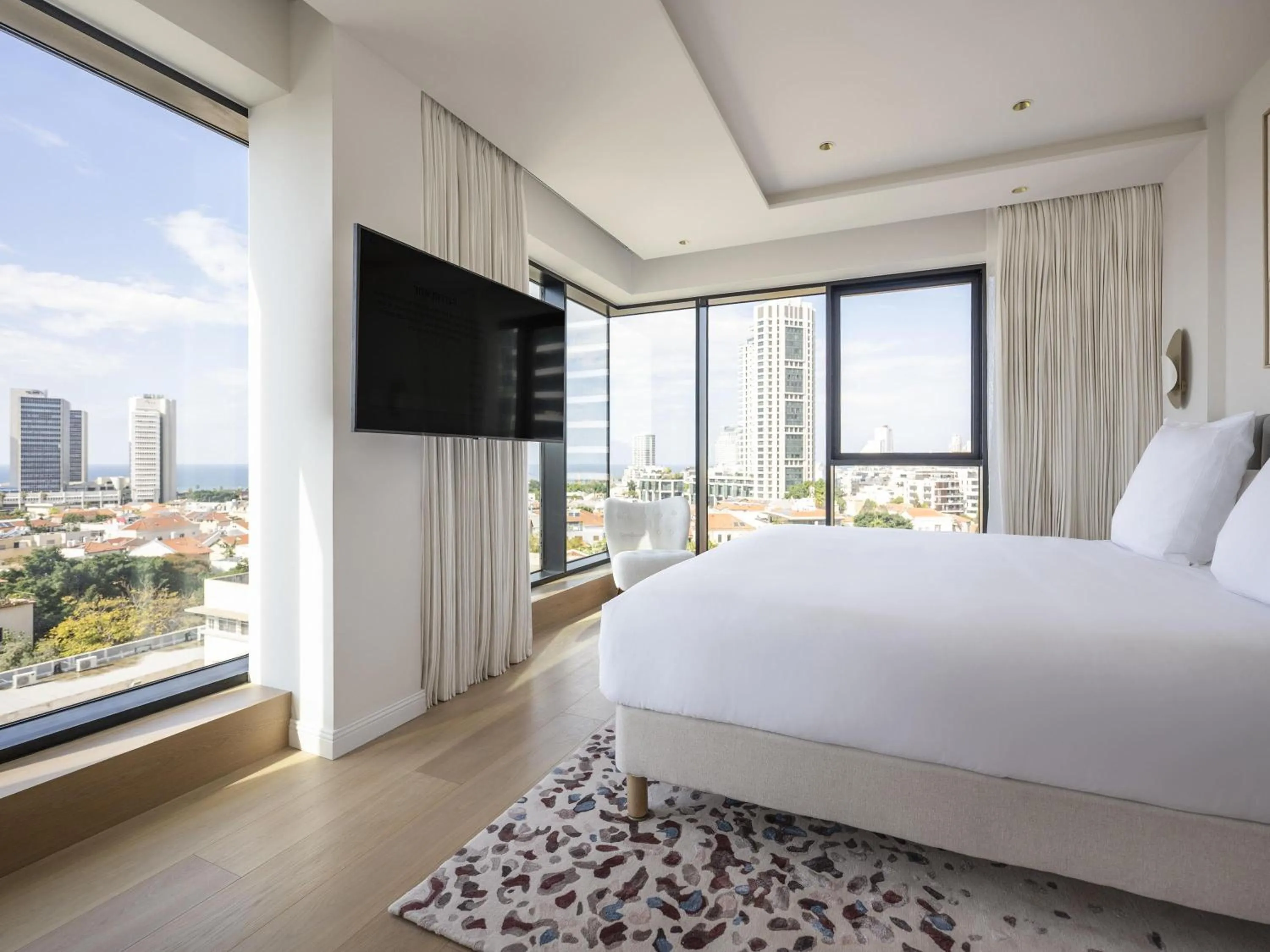 Photo of the whole room, Bed in Elkonin Tel Aviv - MGallery Hotel Collection