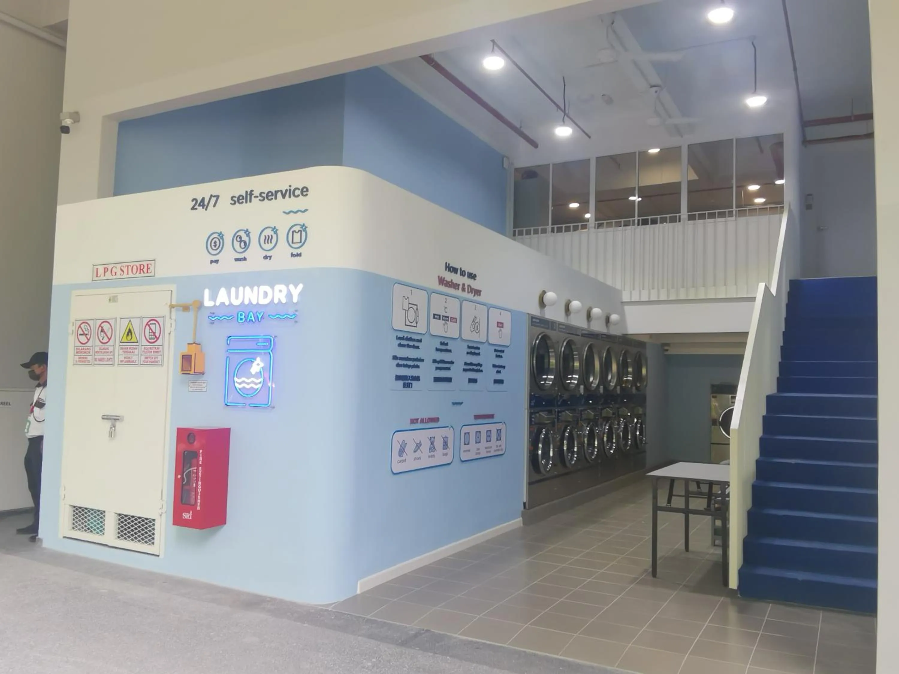 laundry in Jesselton Quay Citypads