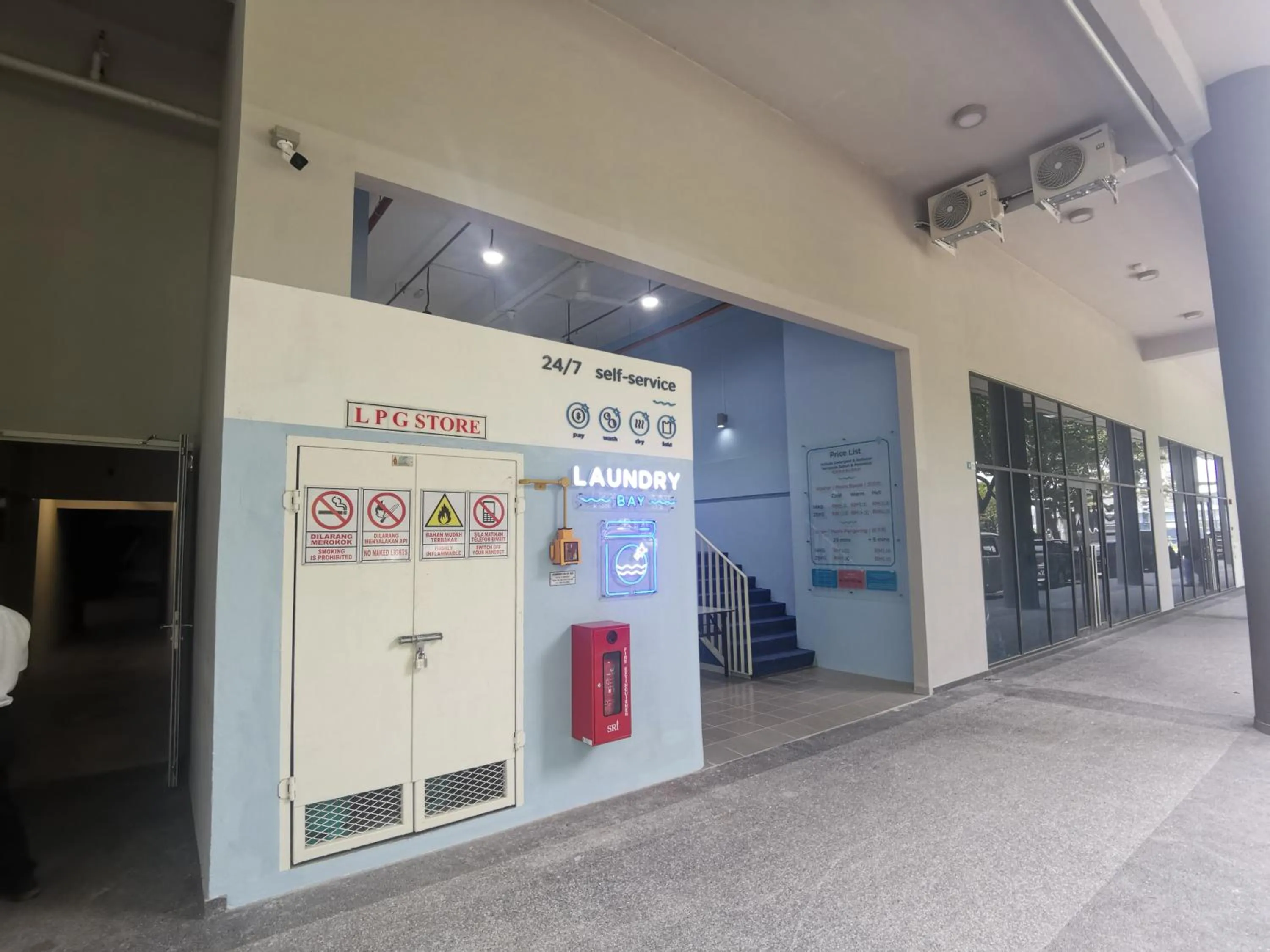 laundry in Jesselton Quay Citypads