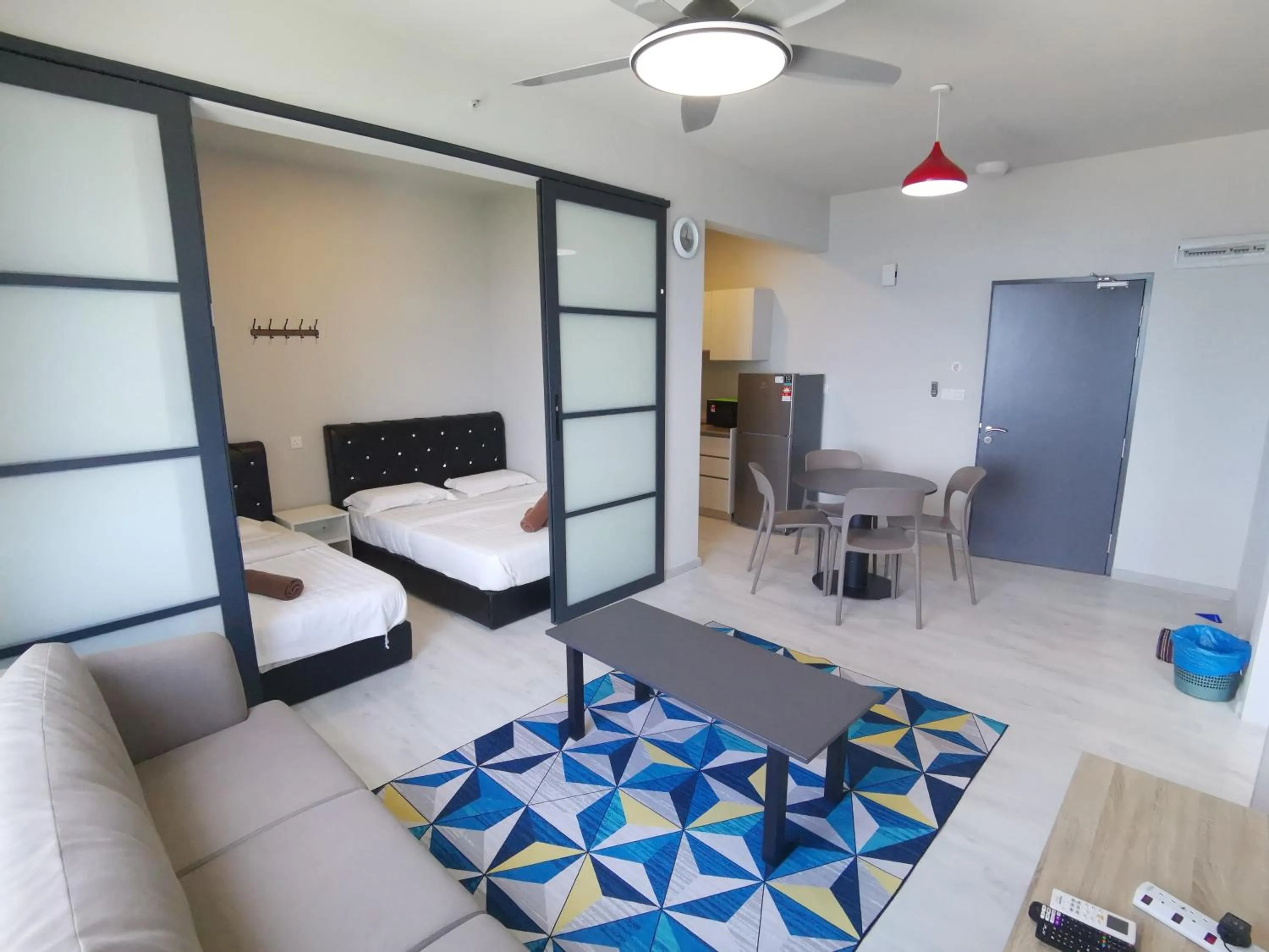 Bed in Jesselton Quay Citypads