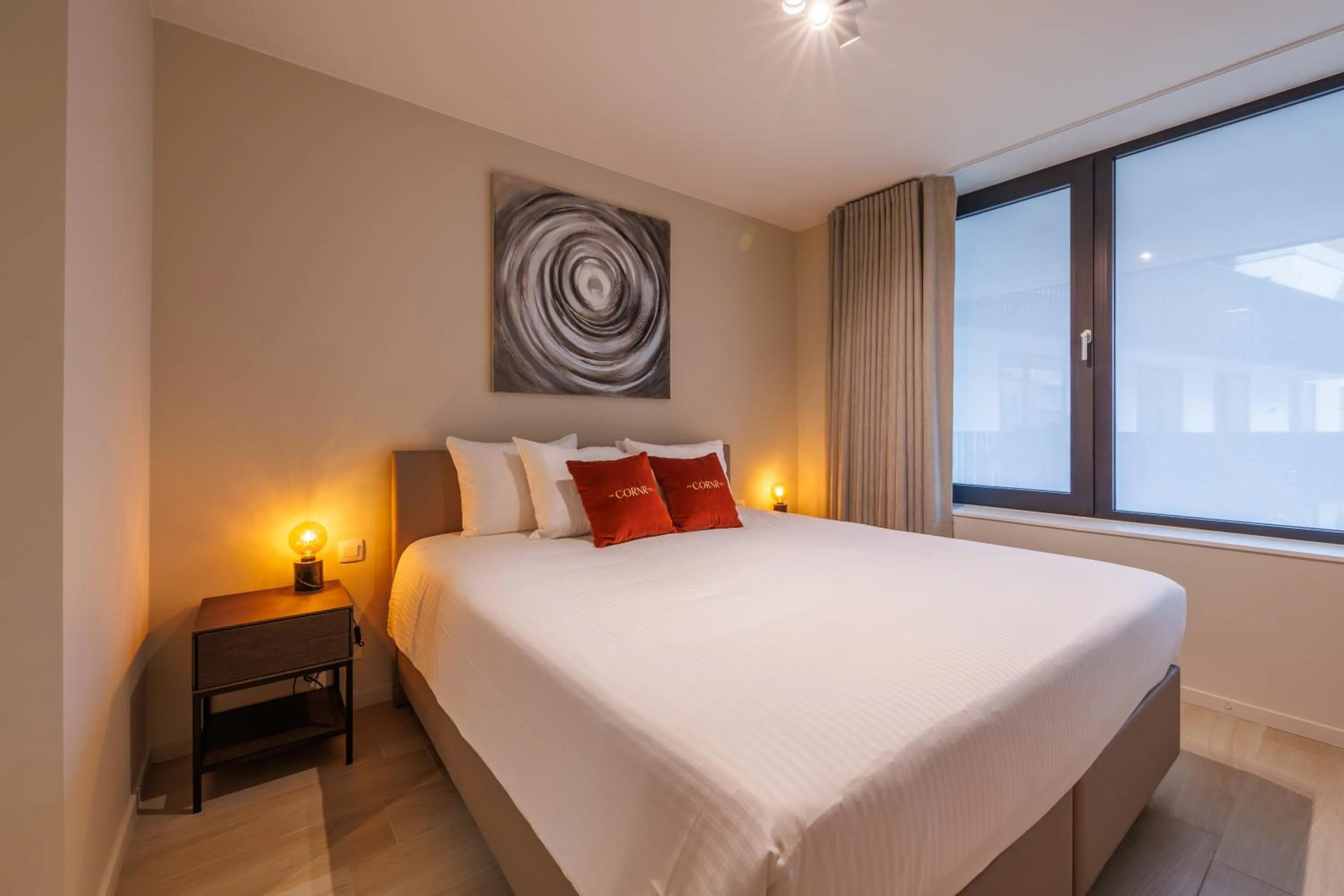 Bedroom, Bed in The CORNR Hotel