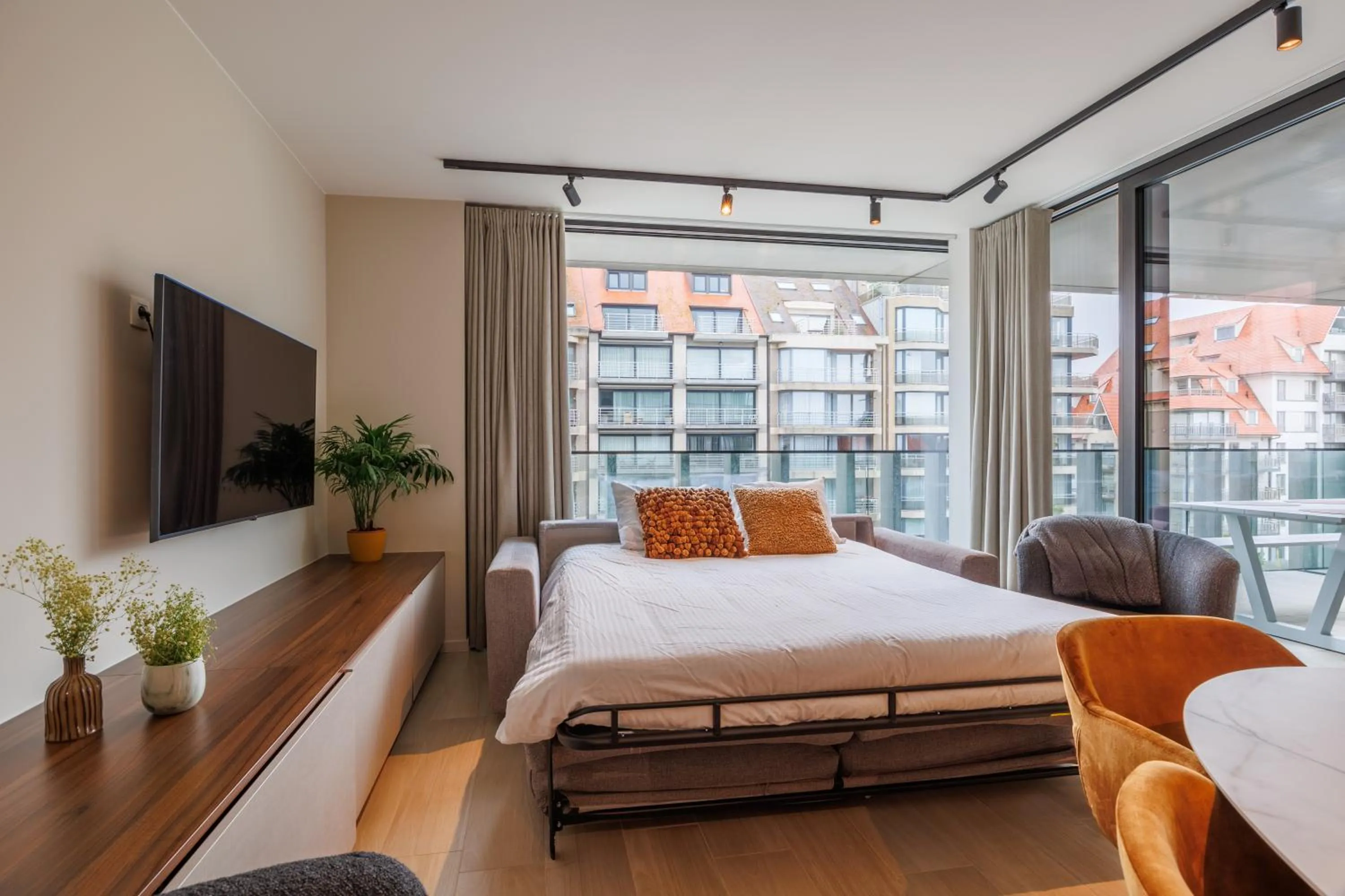 Bed in The CORNR Hotel