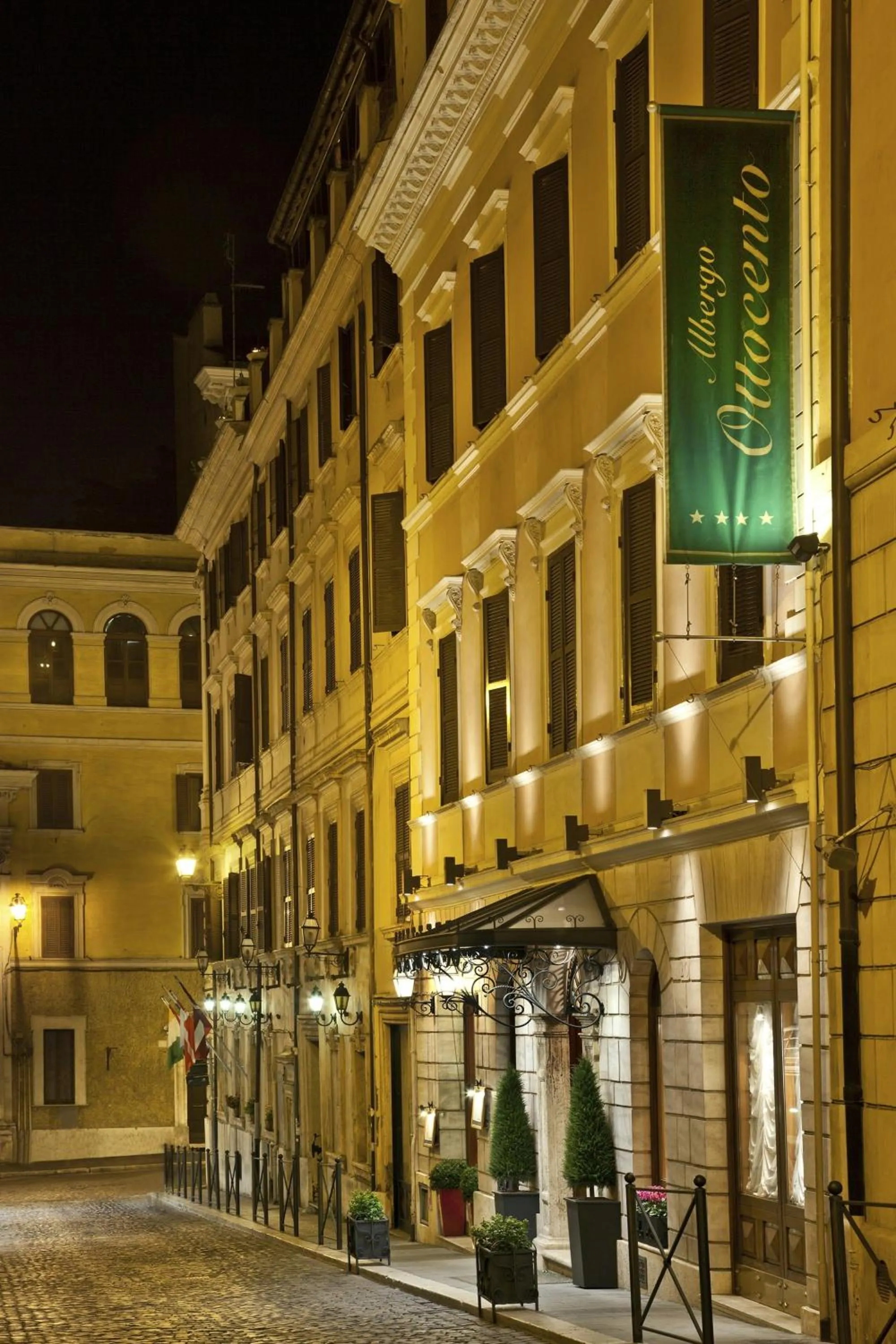 Facade/entrance in Albergo Ottocento