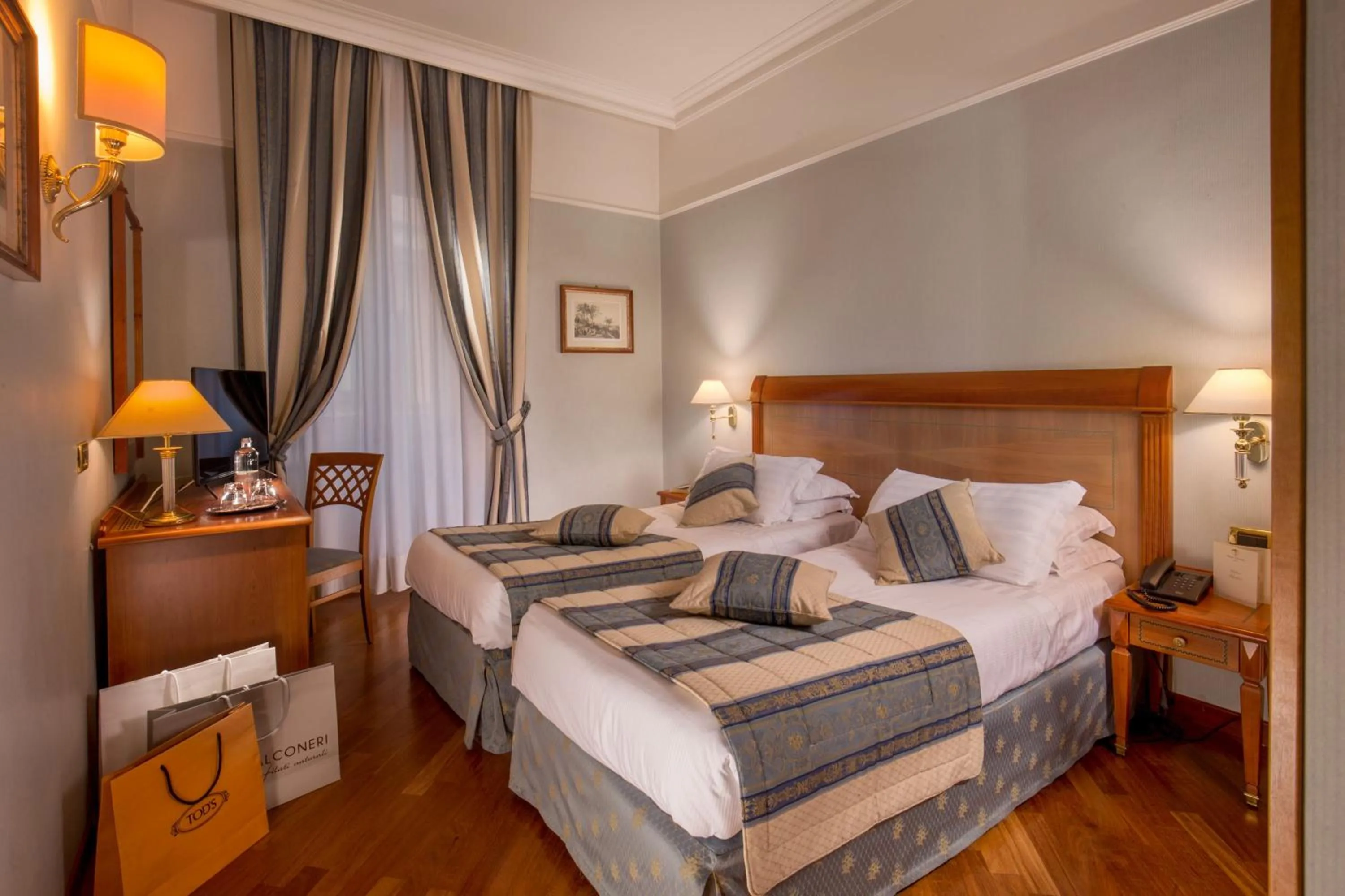 Bedroom, Bed in Albergo Ottocento
