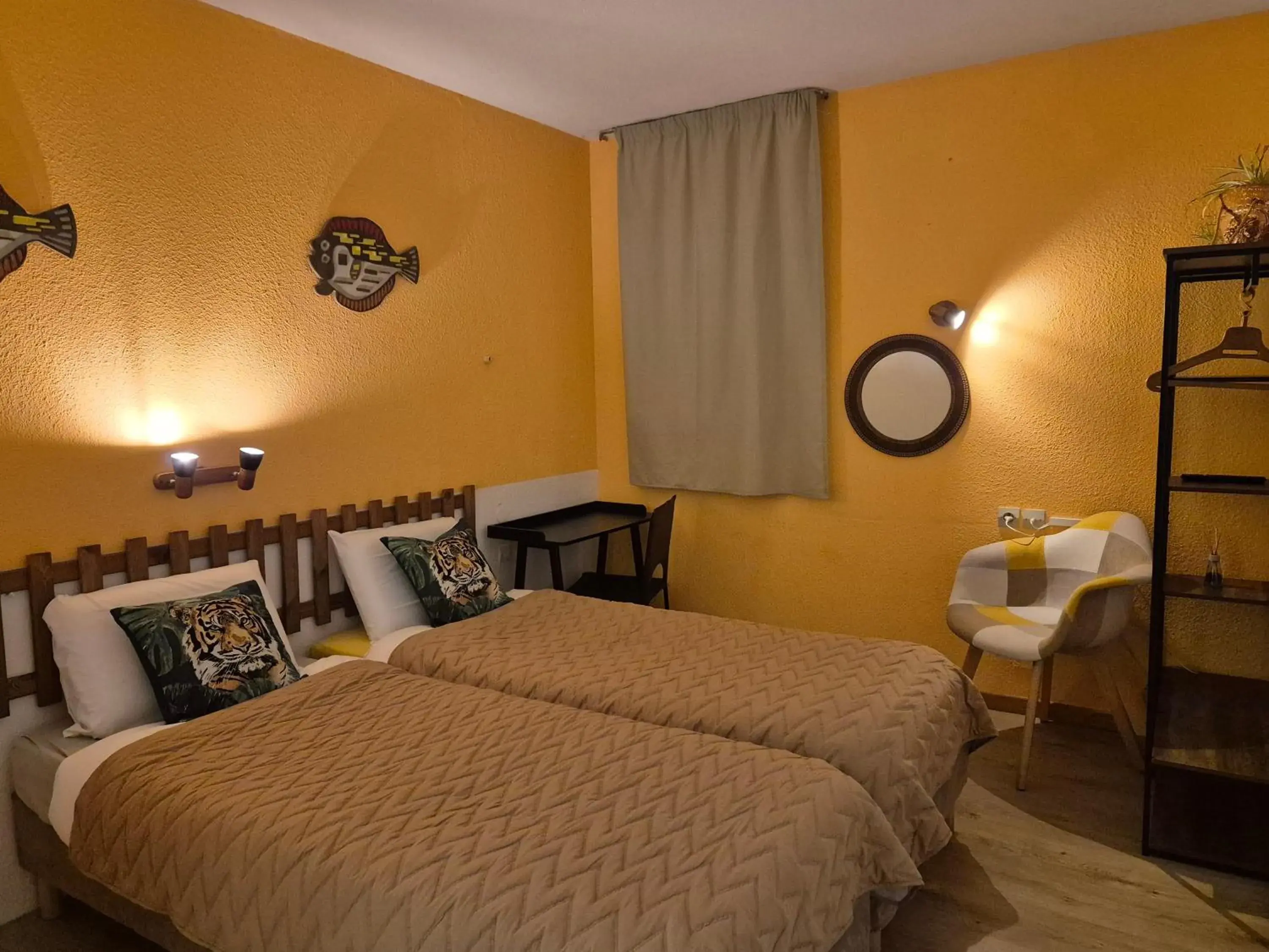 Double Room in Bel Hotel Restaurant la Gentilhommière Double Room in Bel Hotel Restaurant la Gentilhommière