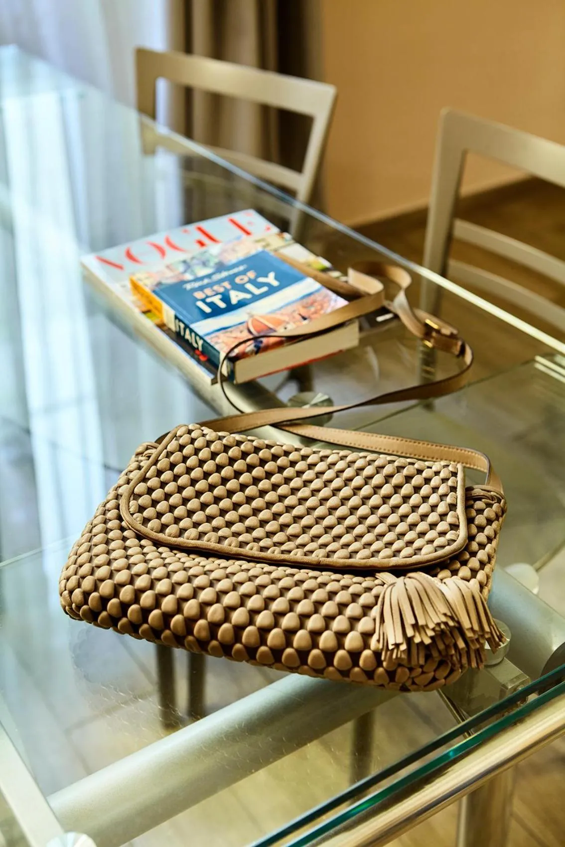 Decorative detail in Trianon Borgo Pio Aparthotel