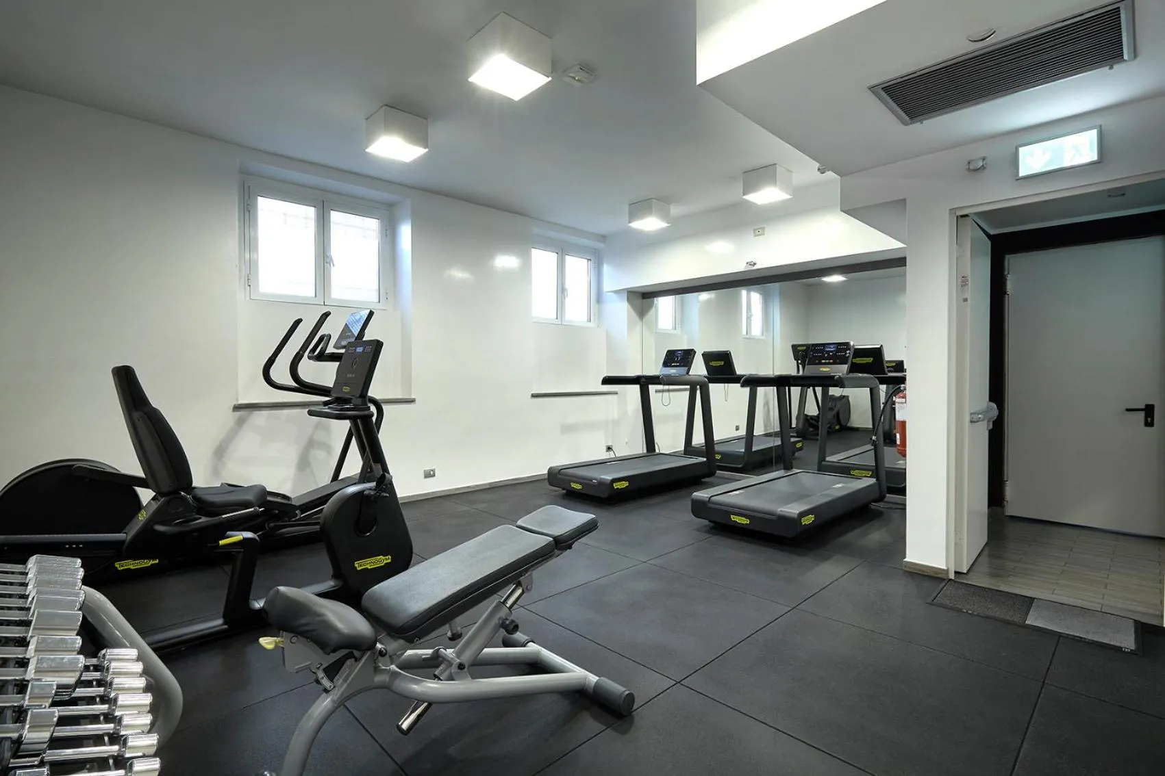 Fitness centre/facilities in Trianon Borgo Pio Aparthotel