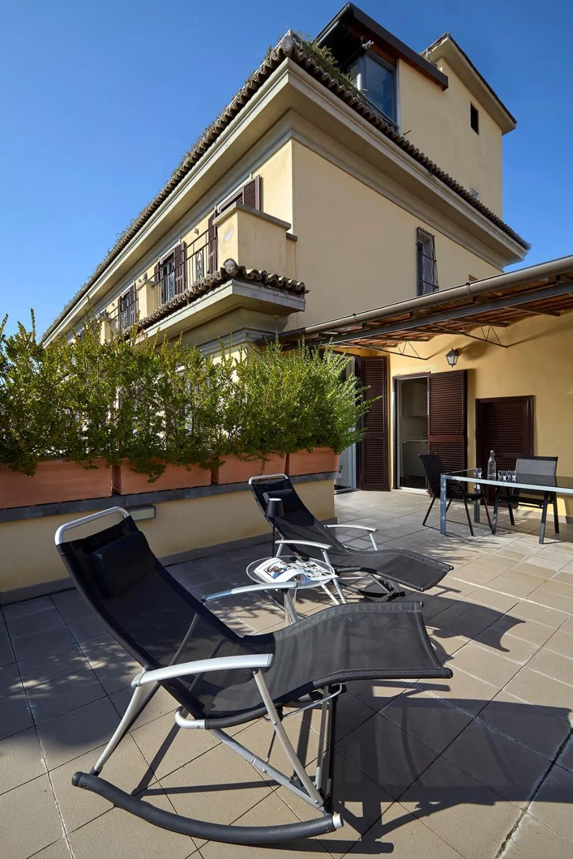 Balcony/Terrace in Trianon Borgo Pio Aparthotel