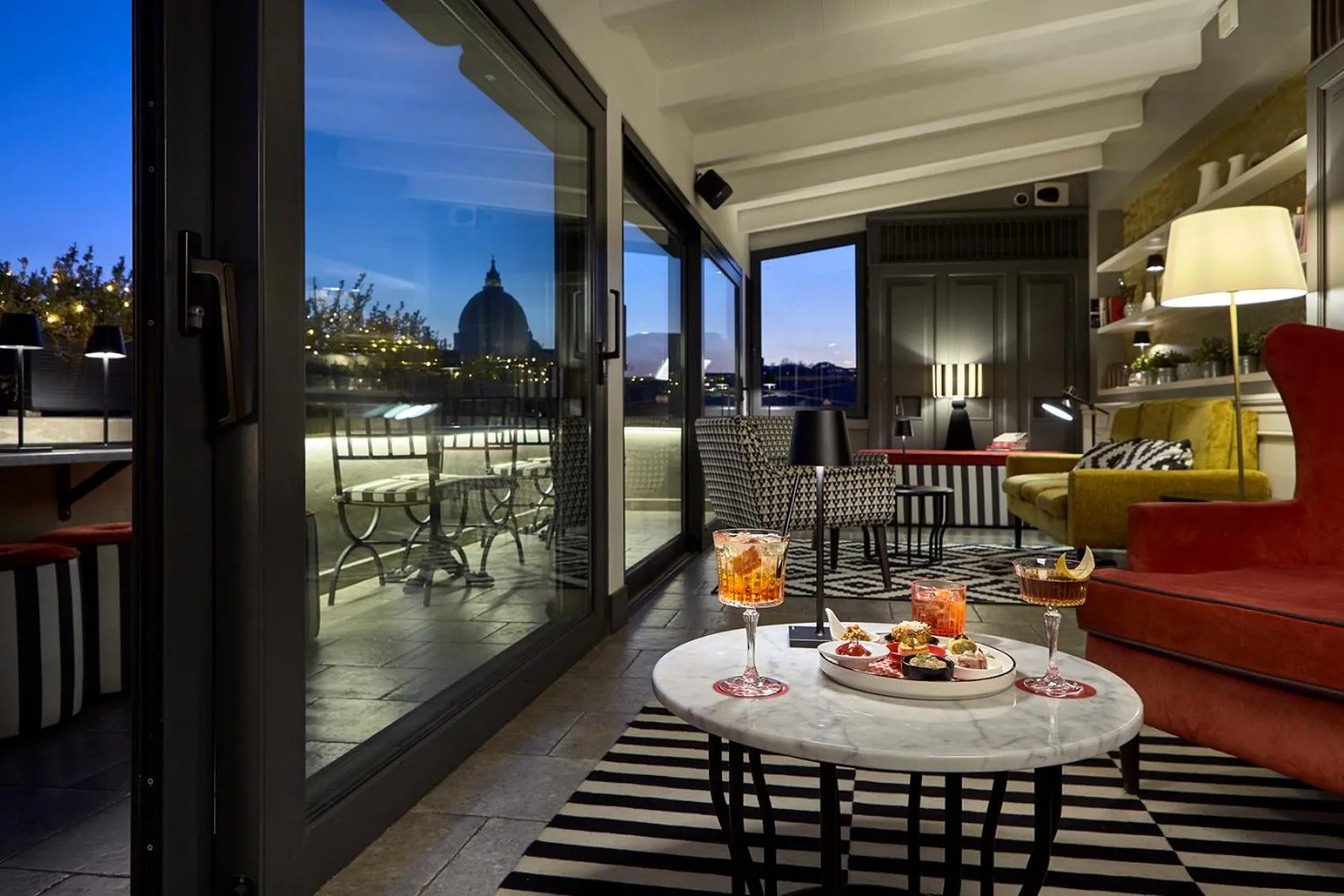 Restaurant/places to eat in Trianon Borgo Pio Aparthotel