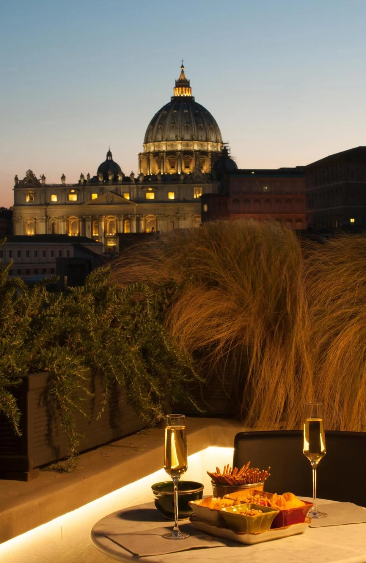 Sunset in Trianon Borgo Pio Aparthotel