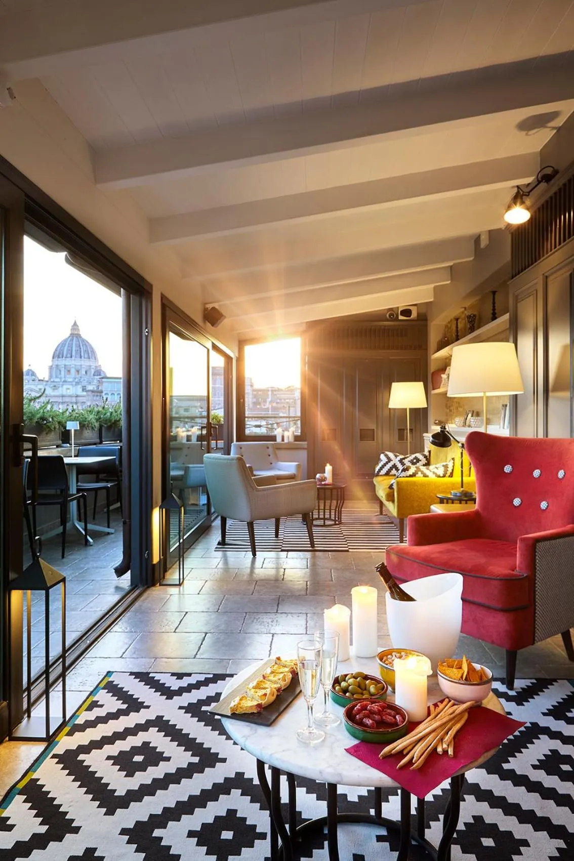 Restaurant/places to eat in Trianon Borgo Pio Aparthotel