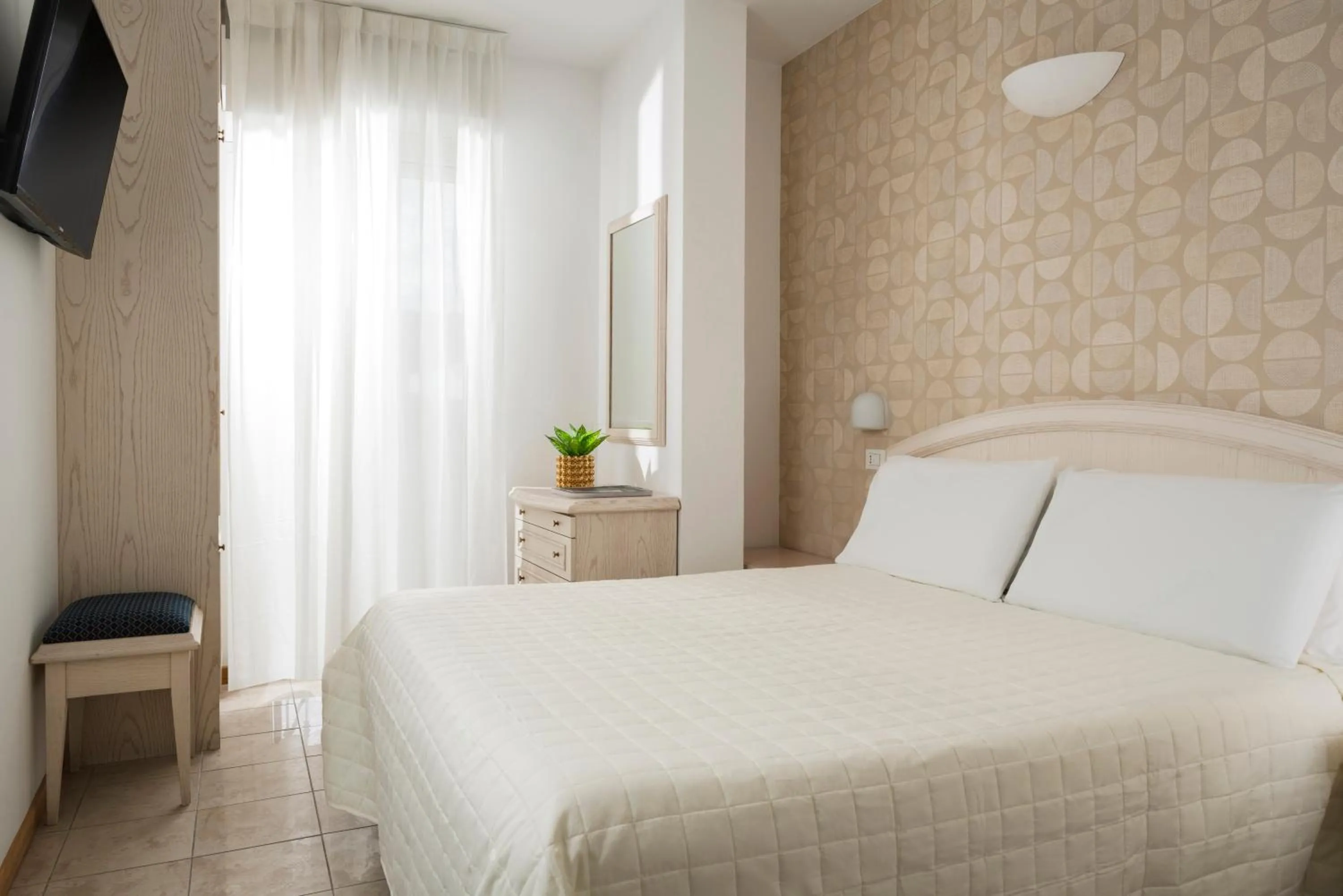 Bed in Hotel Villa Mare