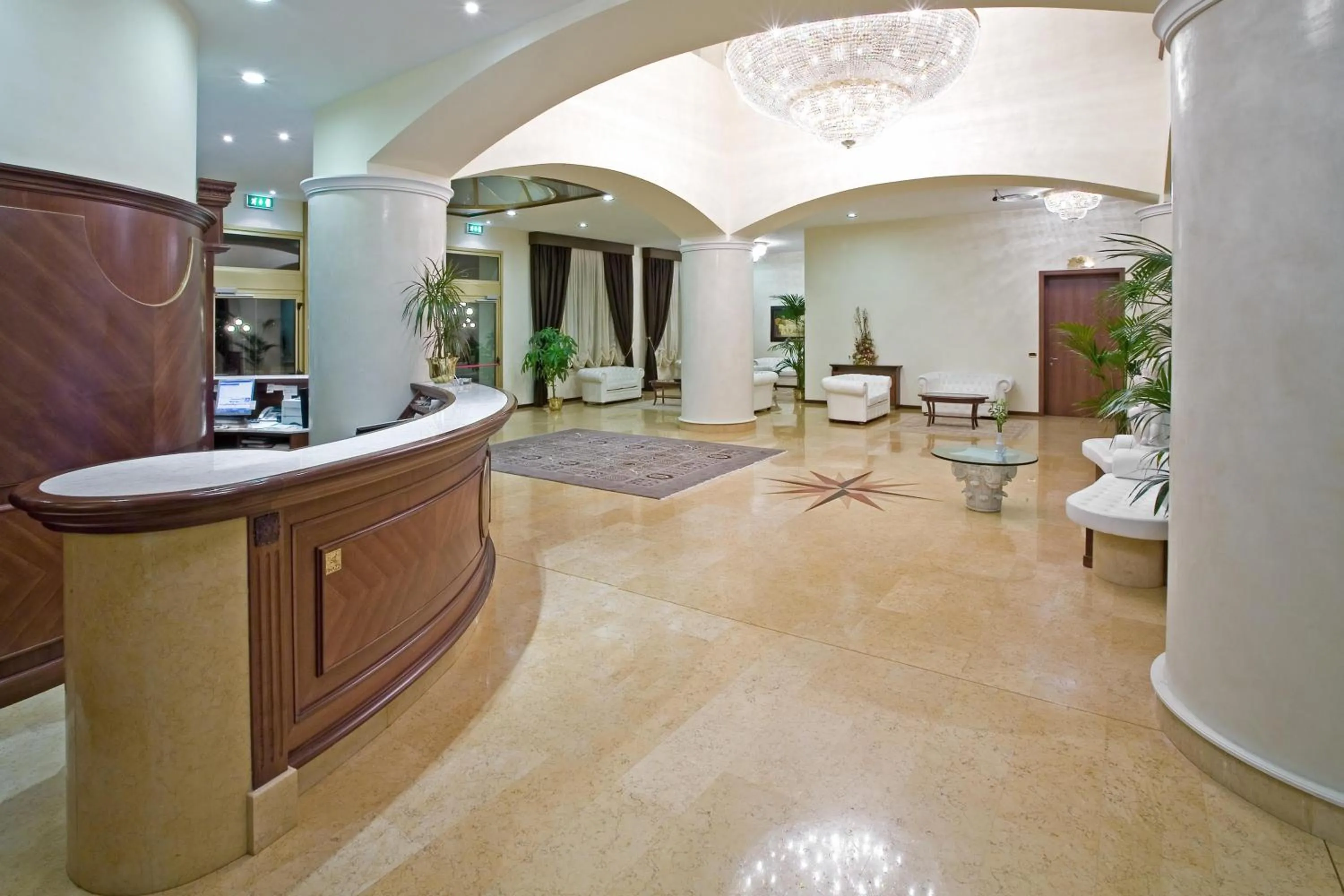 Lobby or reception in Hotel Marconi