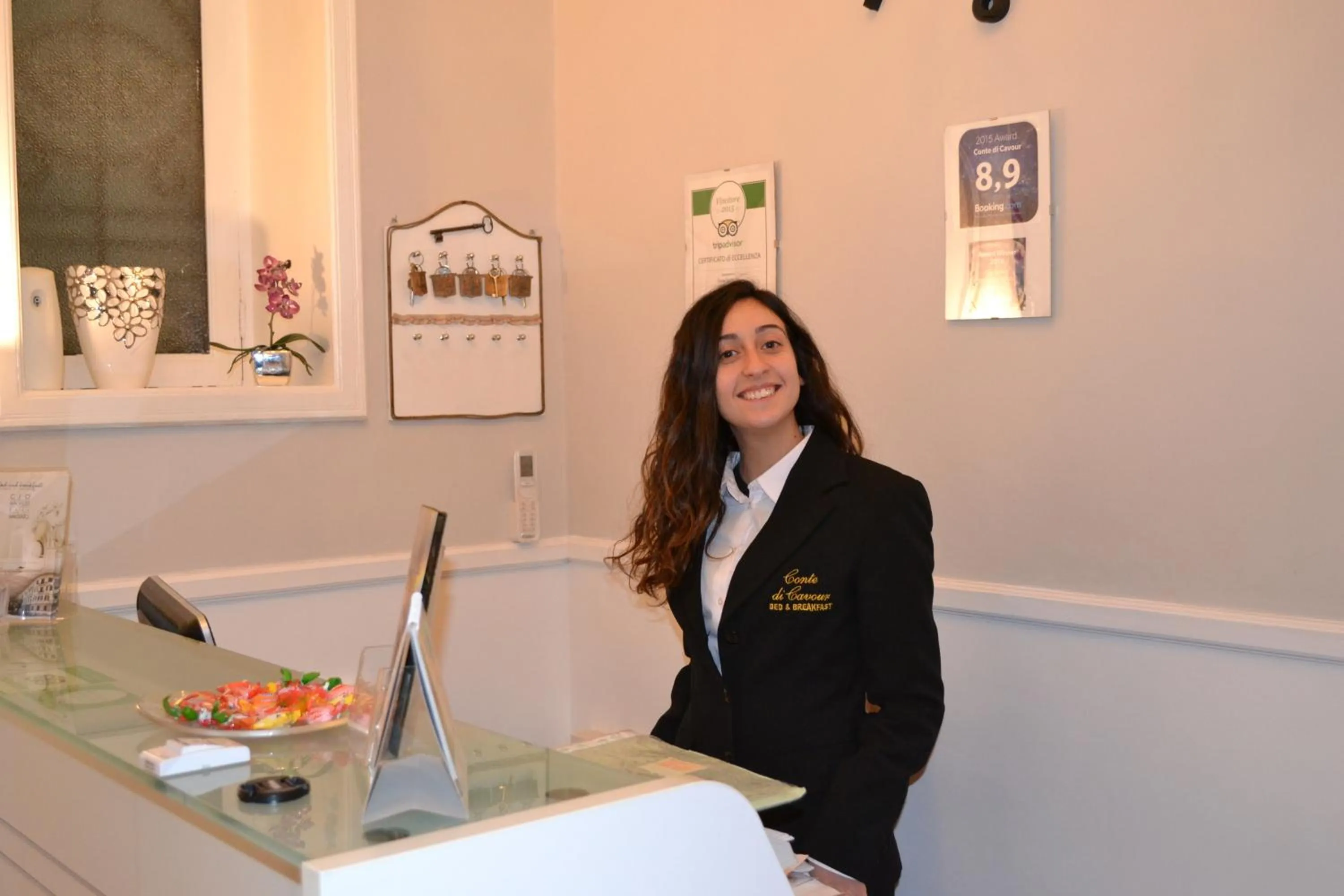 Lobby or reception in Conte di Cavour