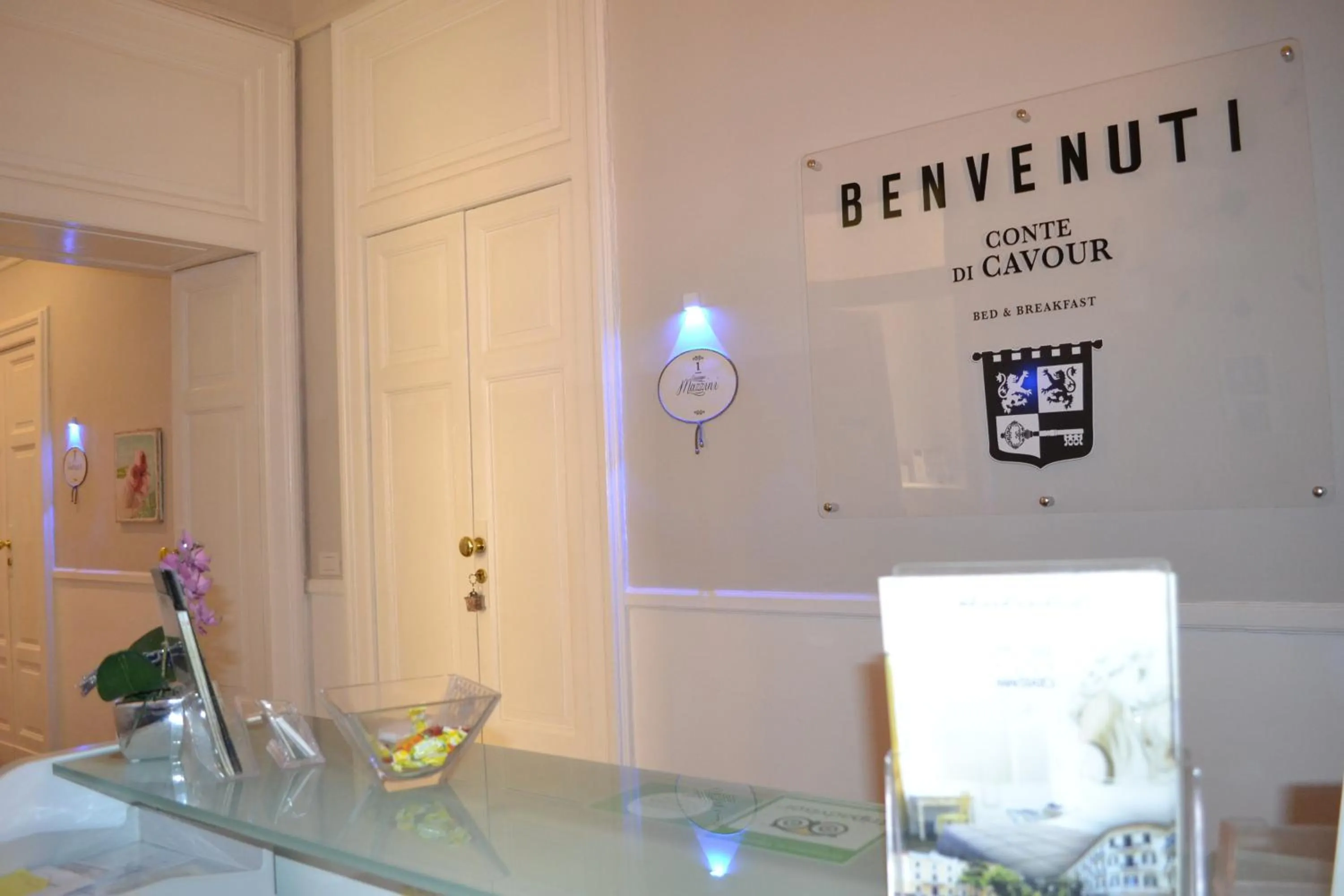 Lobby or reception in Conte di Cavour