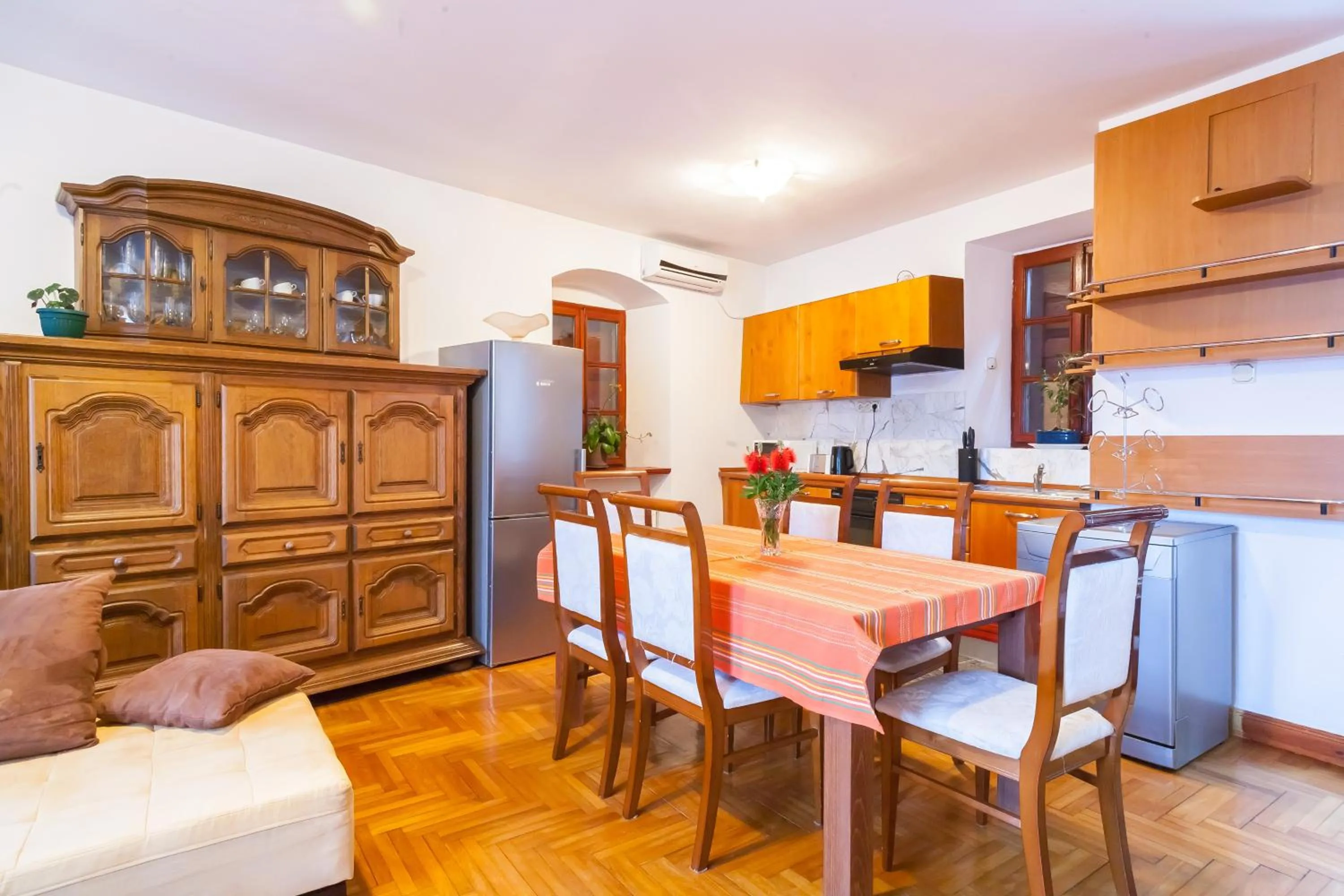 Kitchen or kitchenette in Villa & Apartments Perasto