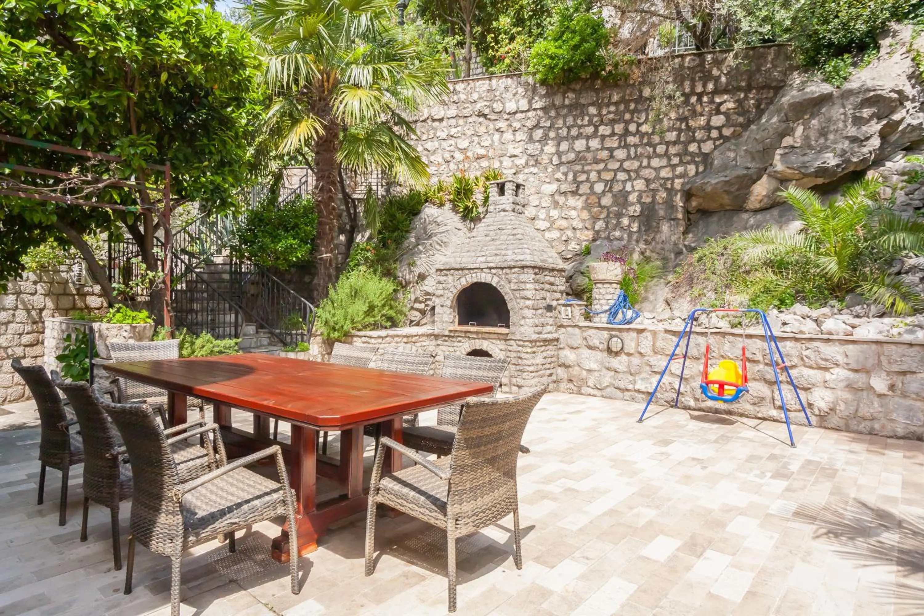 Patio in Villa & Apartments Perasto