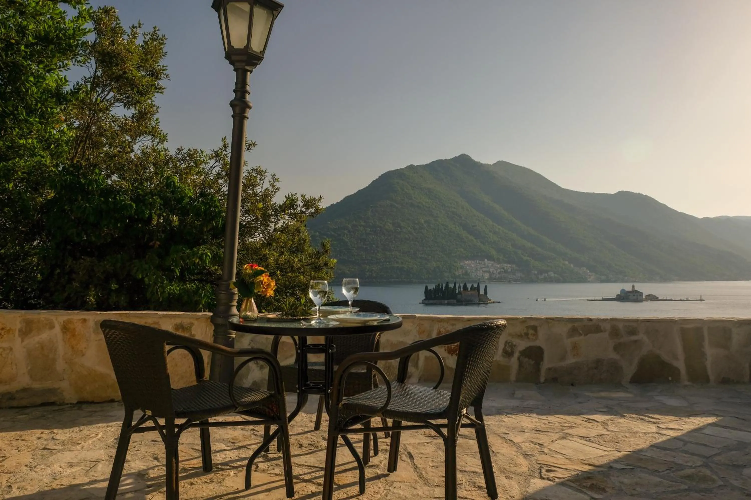 Patio in Villa & Apartments Perasto