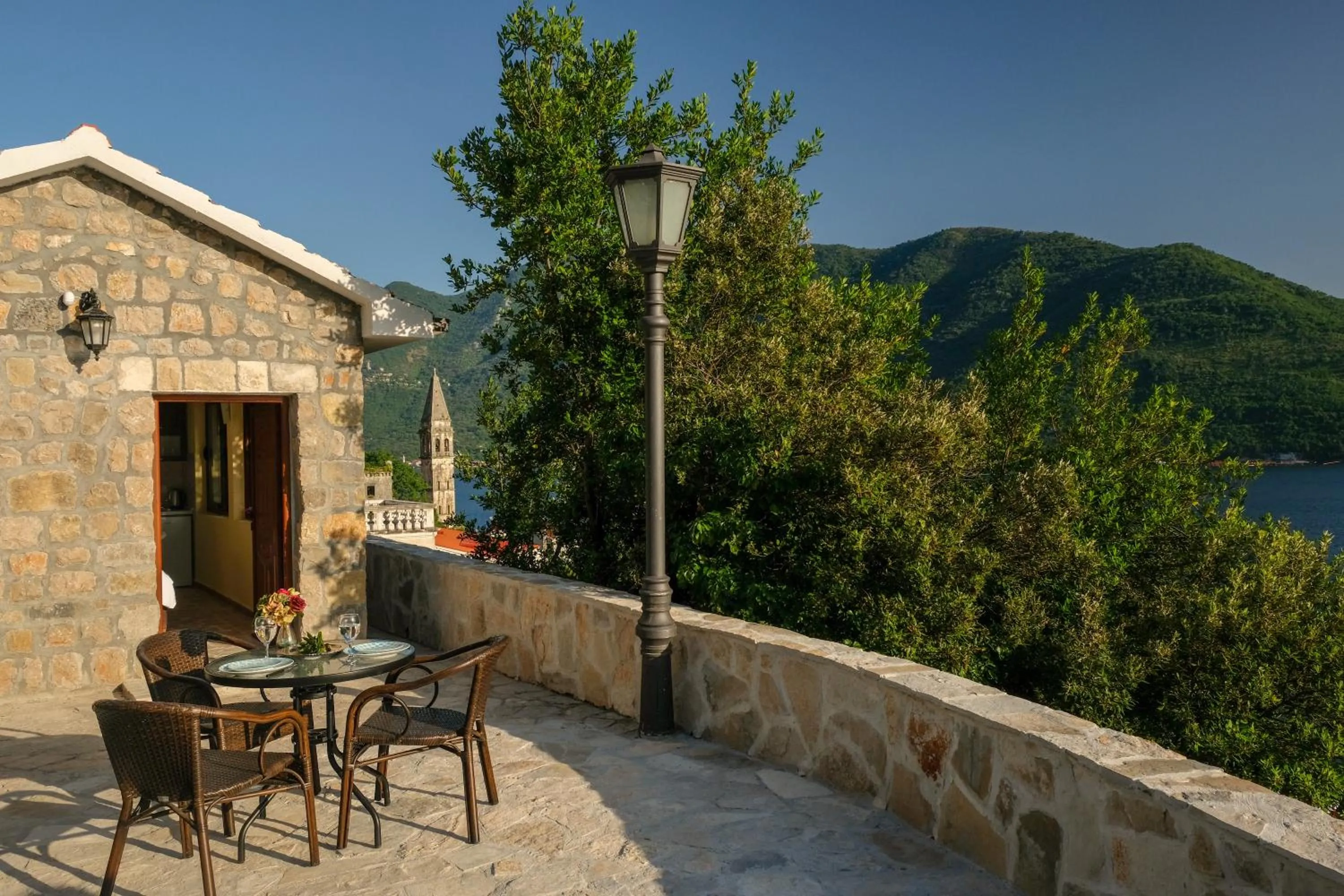 Patio in Villa & Apartments Perasto