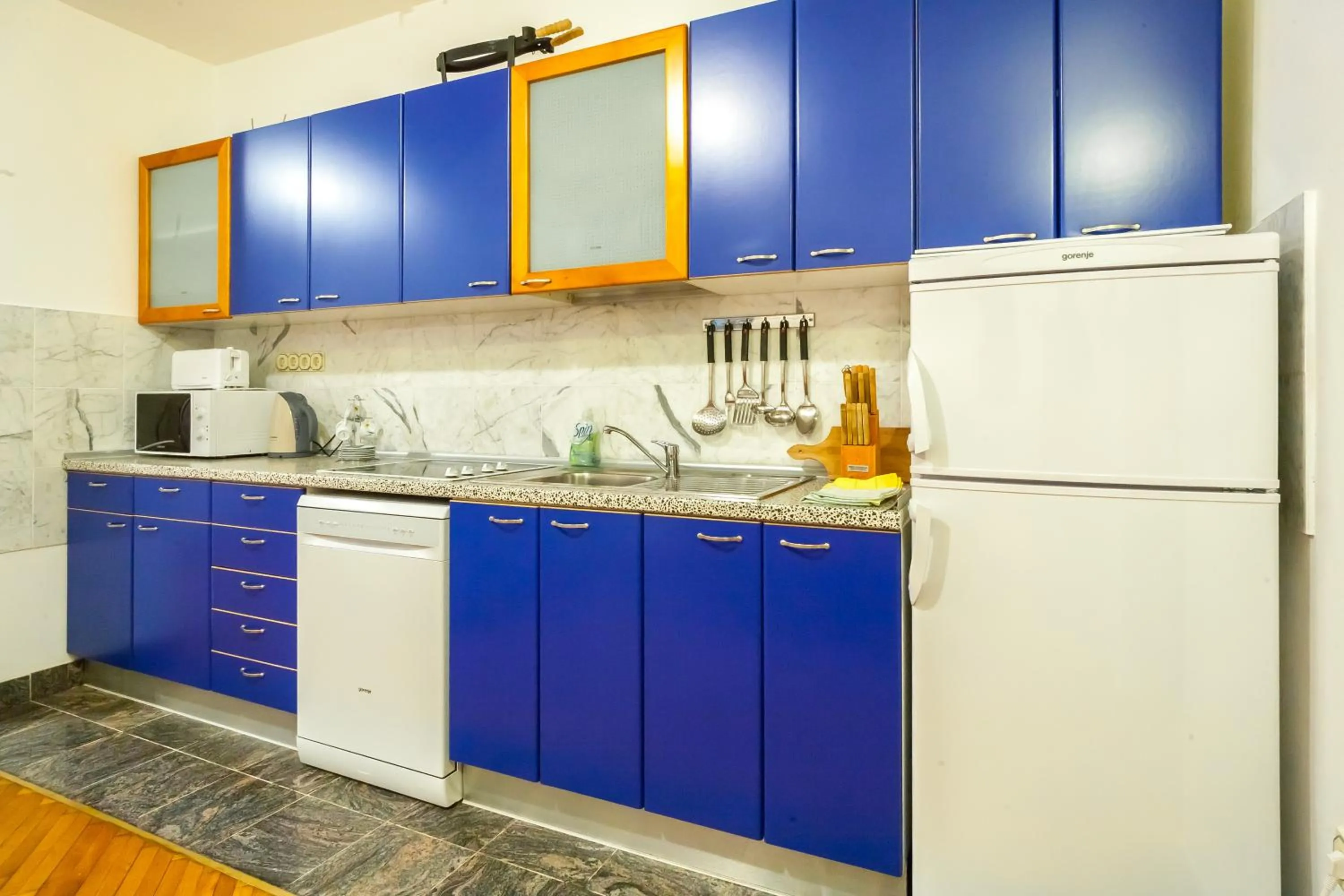 Kitchen or kitchenette in Villa & Apartments Perasto