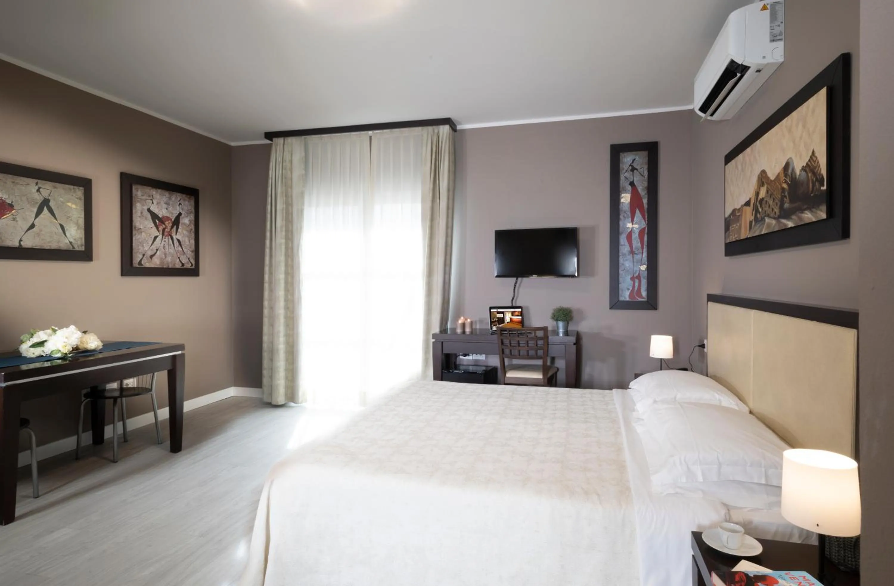 TV and multimedia, Bed in Quadra Key Easy Home In Florence