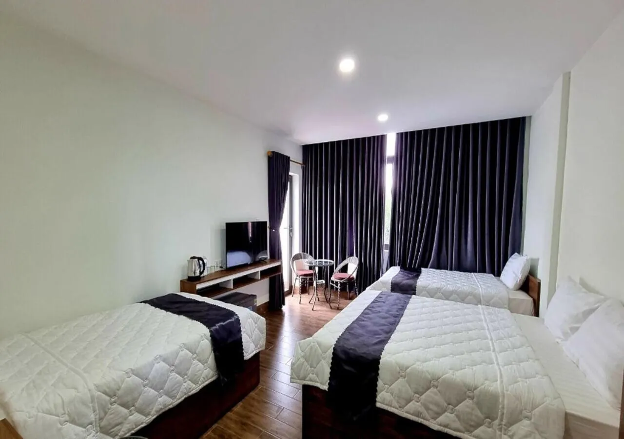 Bed in Golden Star Villa Hue