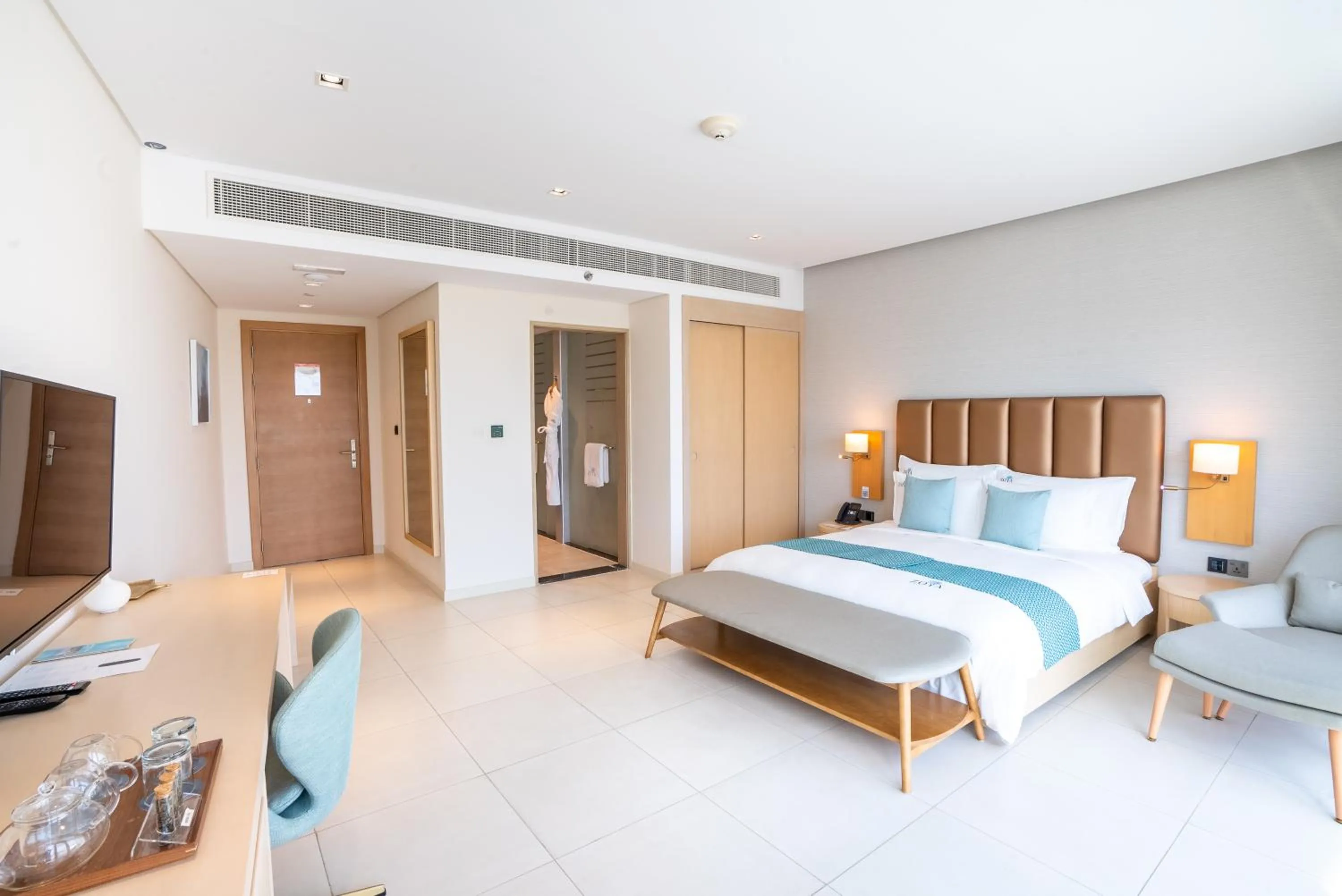 Seating area, Bed in Zoya Health & Wellbeing Resort