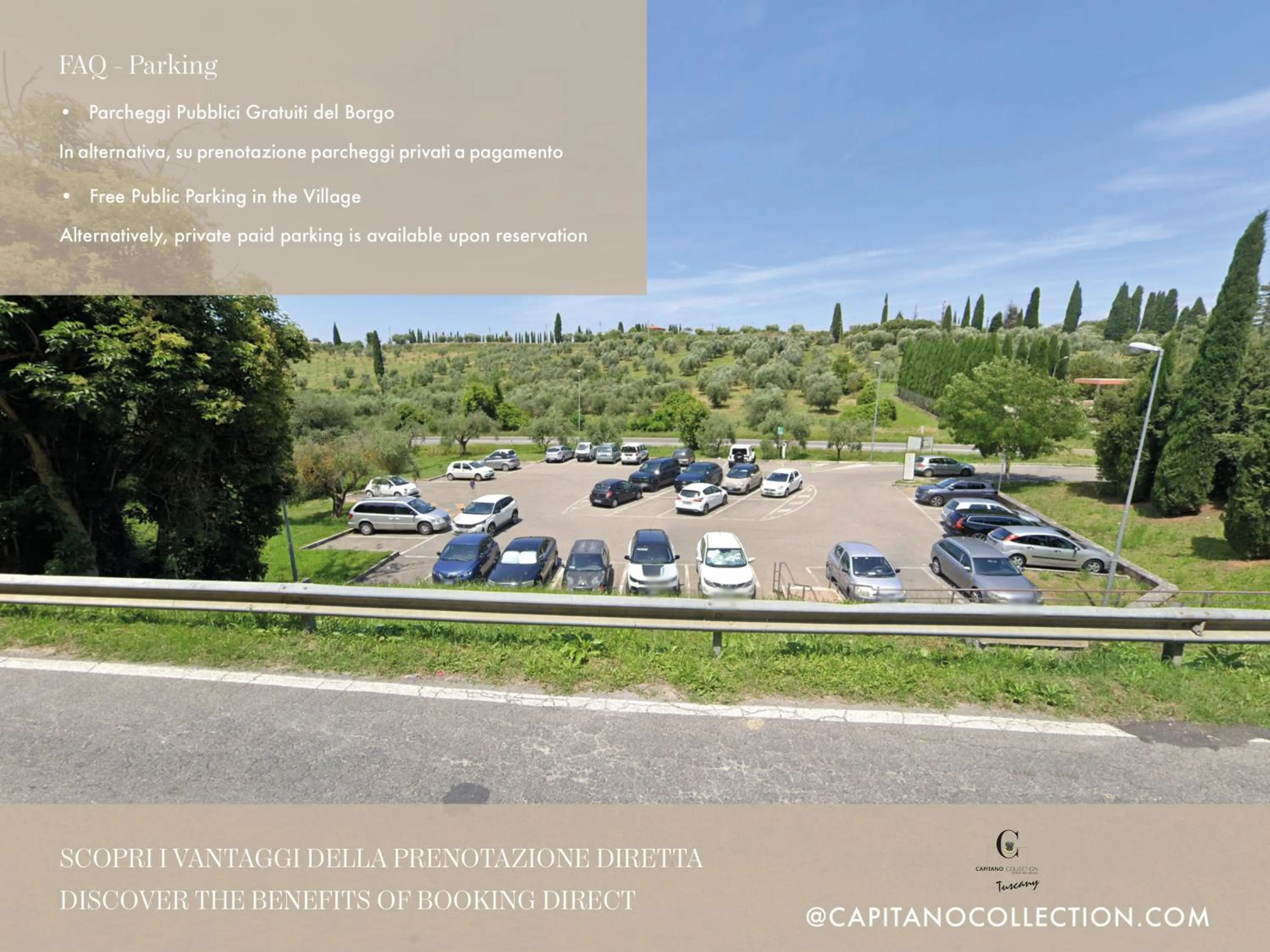 Parking in PALAZZO DEL CAPITANO Wellness & Relais - Luxury Borgo Capitano Collection