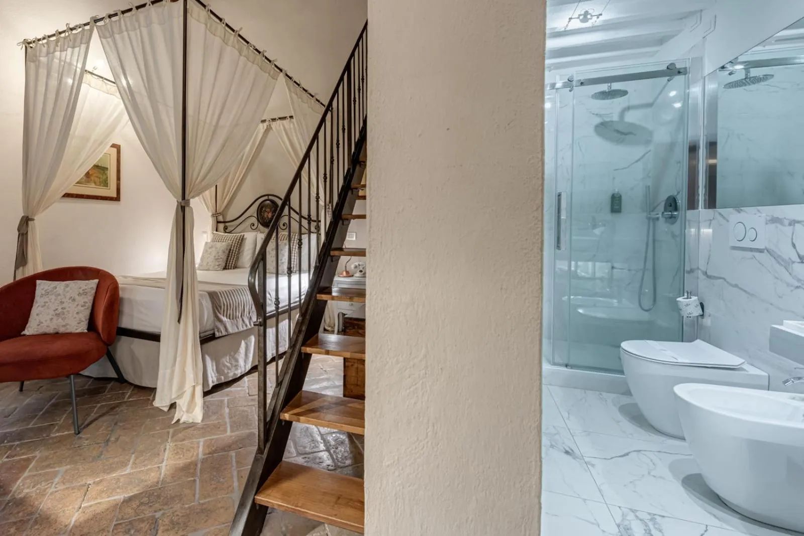 Bathroom in PALAZZO DEL CAPITANO Wellness & Relais - Luxury Borgo Capitano Collection