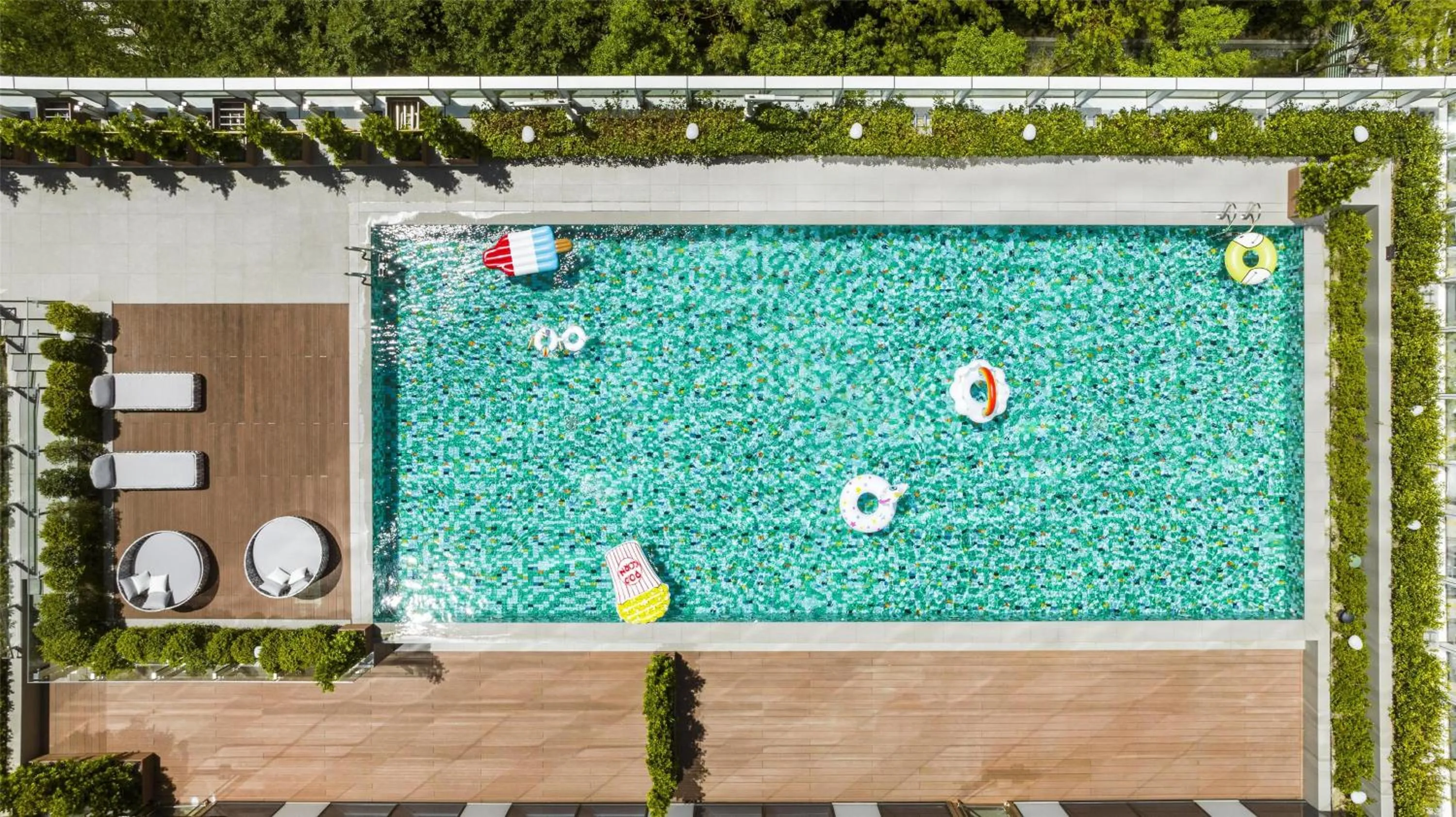 Swimming pool in Hyatt Place New Taipei City Xinzhuang