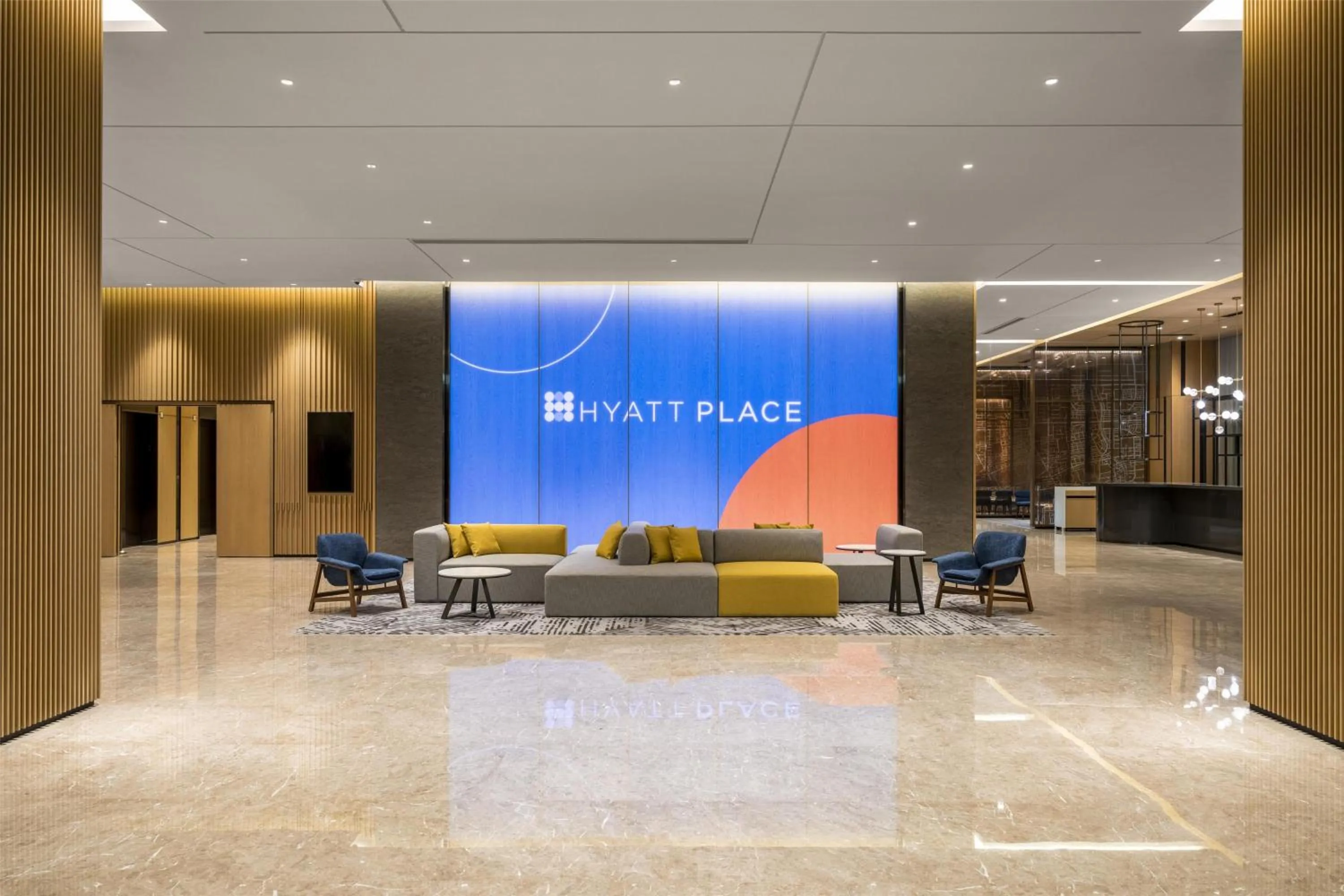 Lobby or reception in Hyatt Place New Taipei City Xinzhuang