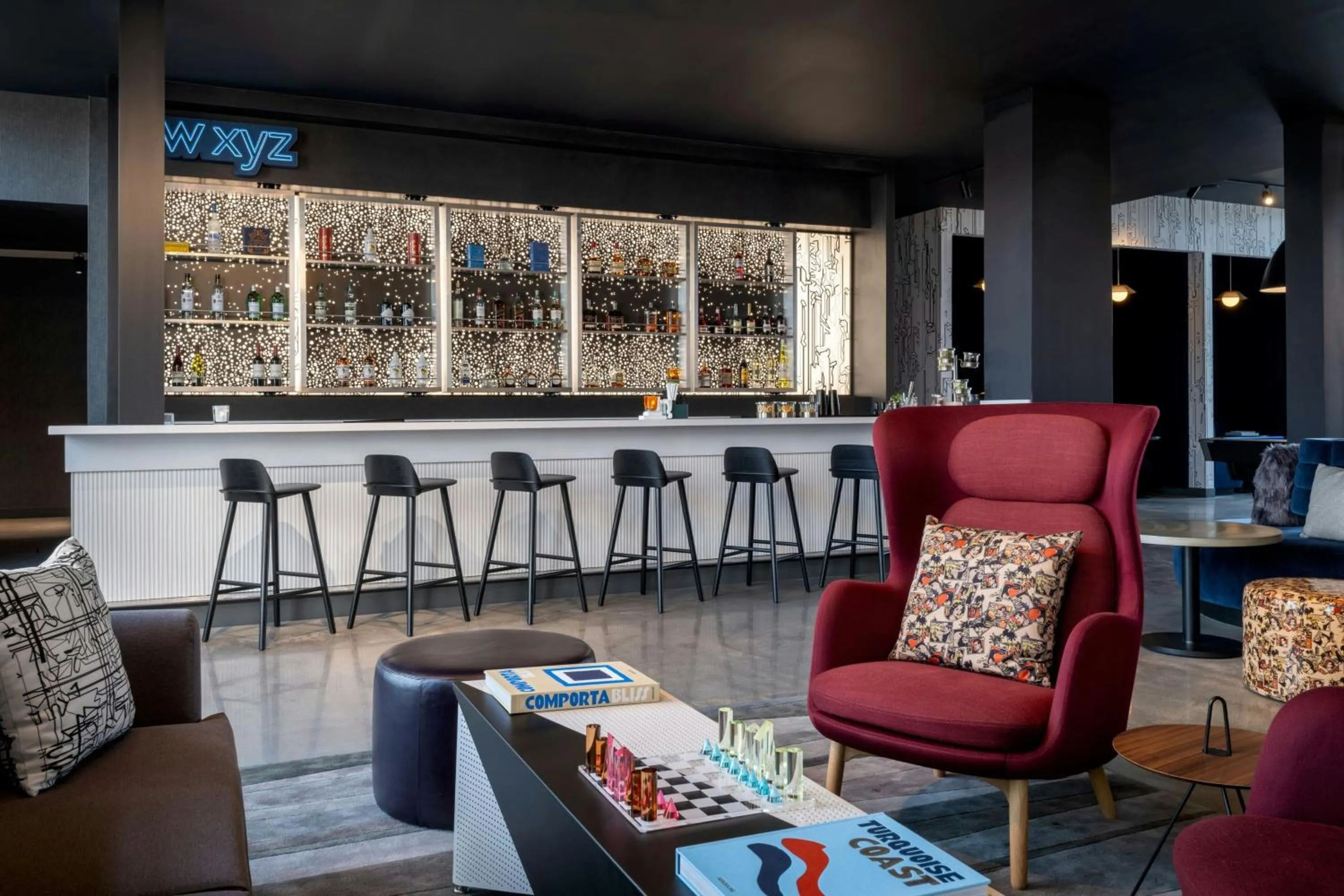 Lounge or bar in Aloft Florence