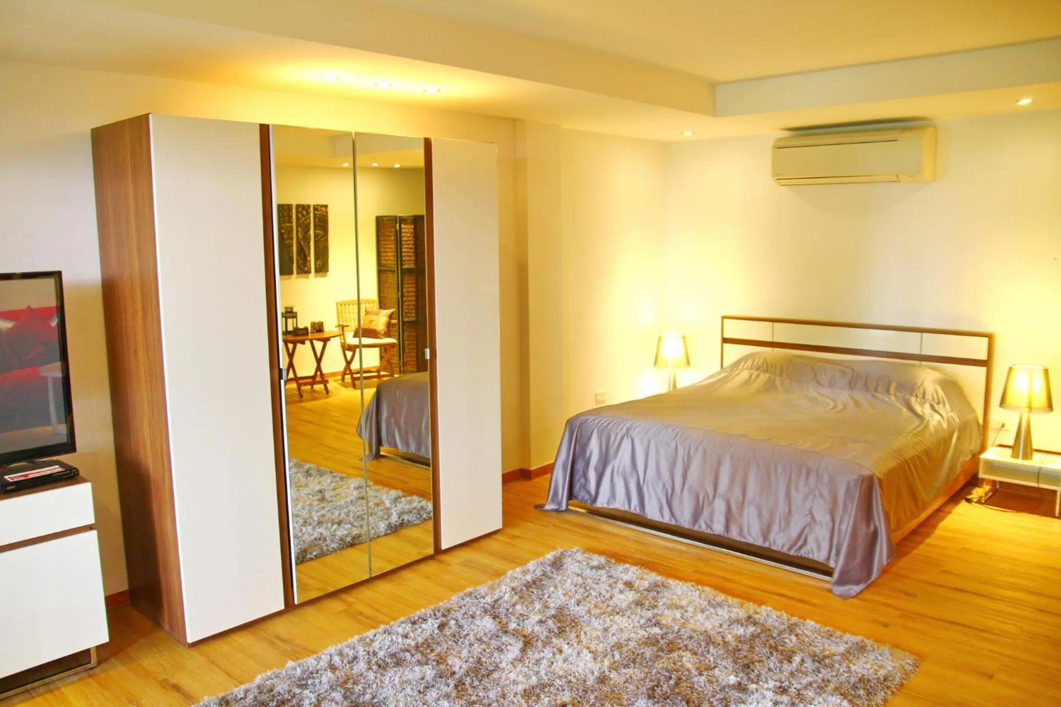 Bed in Shambhala Beach Resort