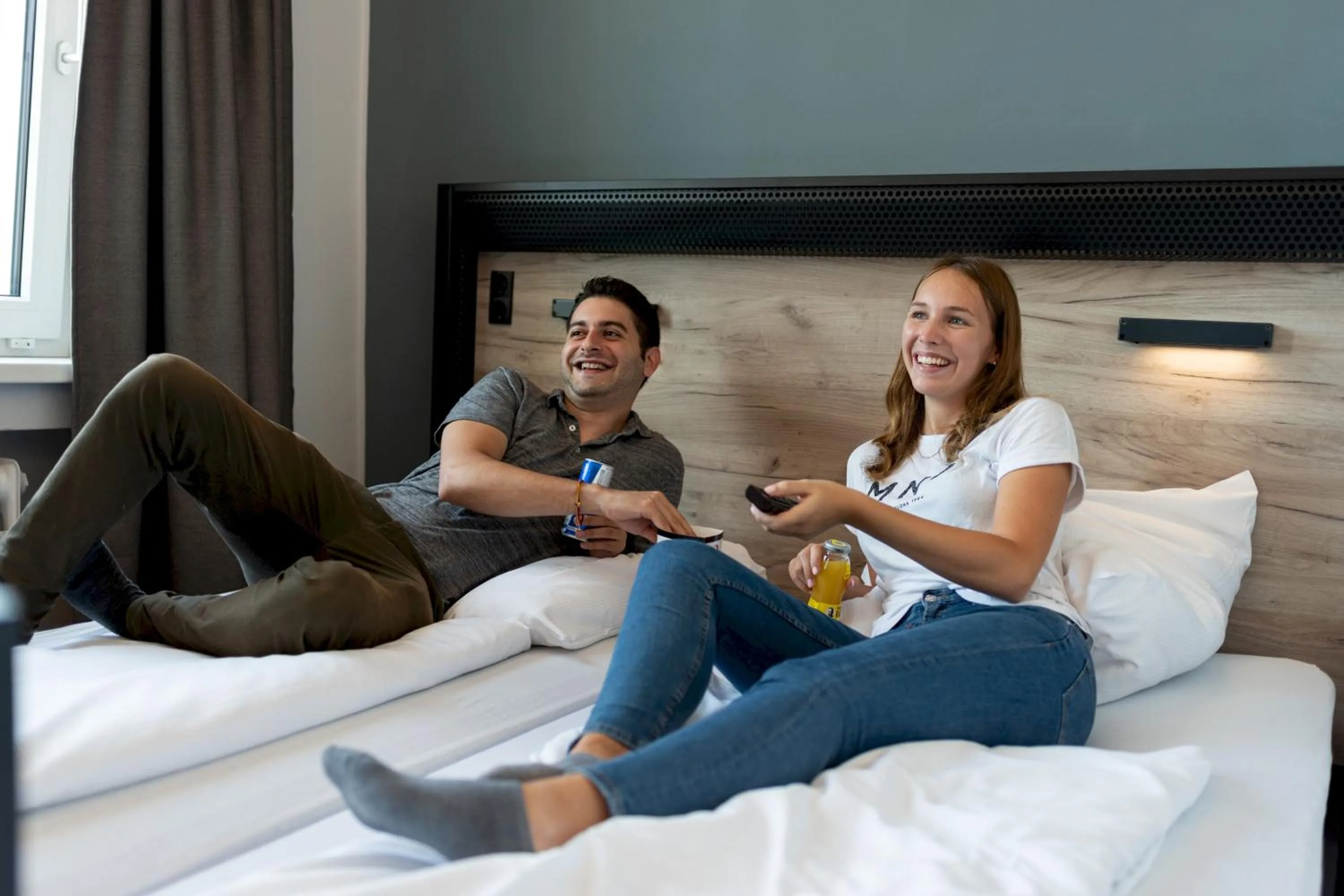 Photo of the whole room, Bed in a&o München Laim