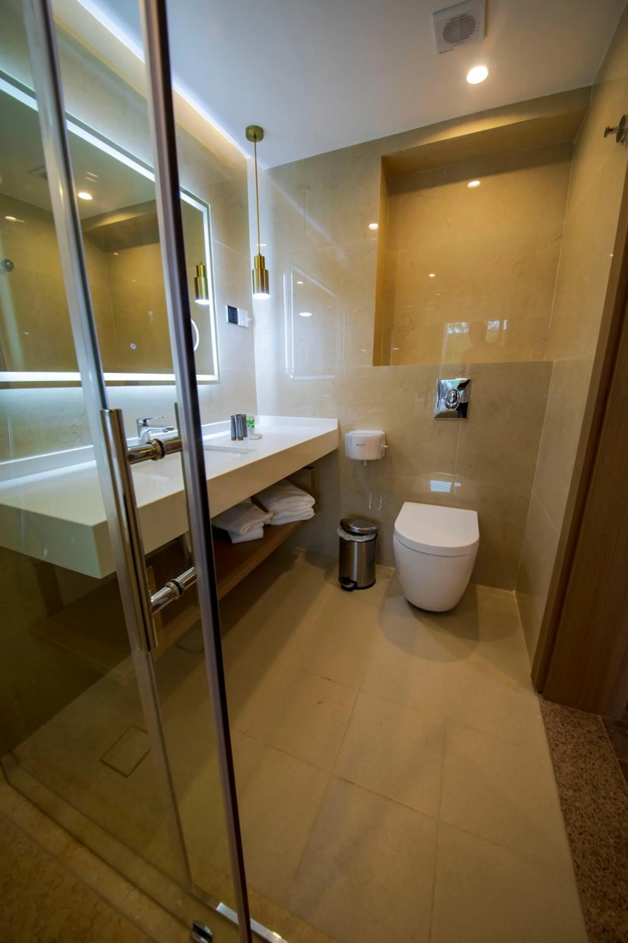 Bathroom in Luxotel Aqaba Beach Resort & Spa Only 15 years plus
