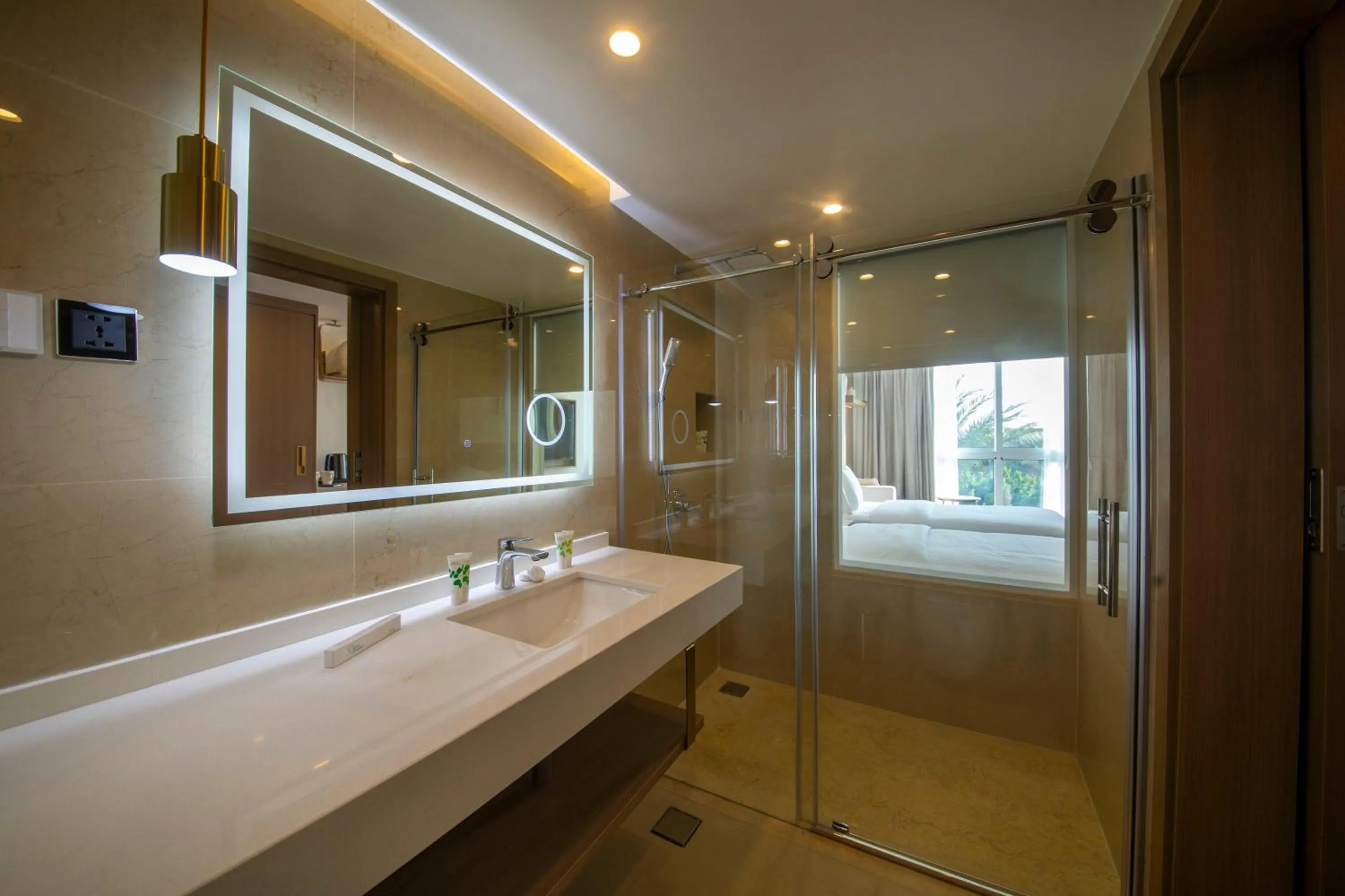 Bathroom in Luxotel Aqaba Beach Resort & Spa Only 15 years plus
