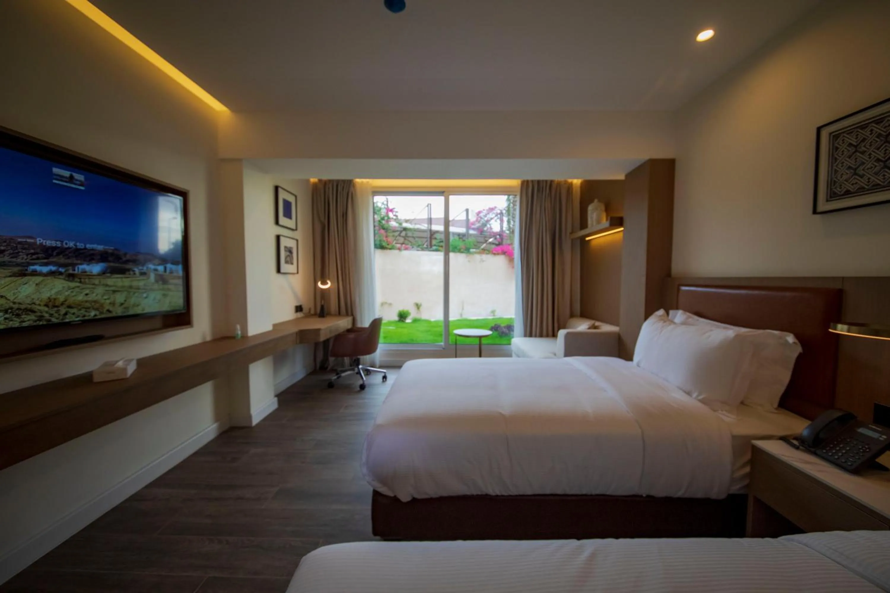 Garden view, Bed in Luxotel Aqaba Beach Resort & Spa Only 15 years plus