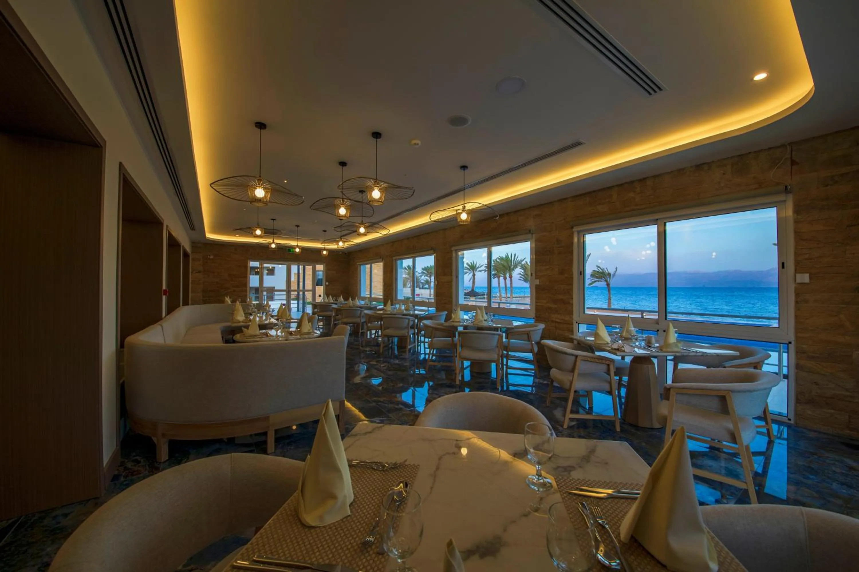 Restaurant/places to eat in Luxotel Aqaba Beach Resort & Spa Only 15 years plus