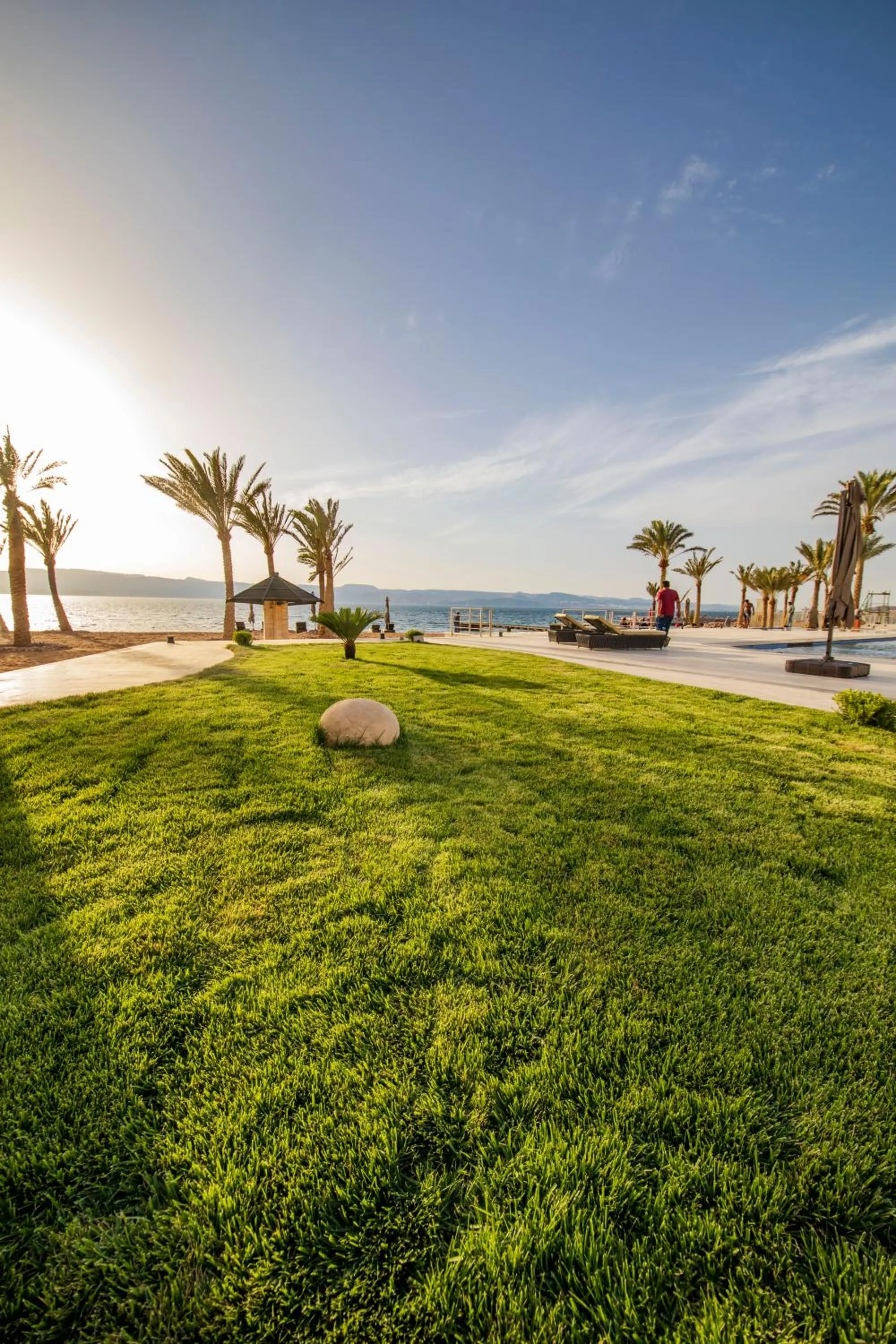 Garden view in Luxotel Aqaba Beach Resort & Spa Only 15 years plus