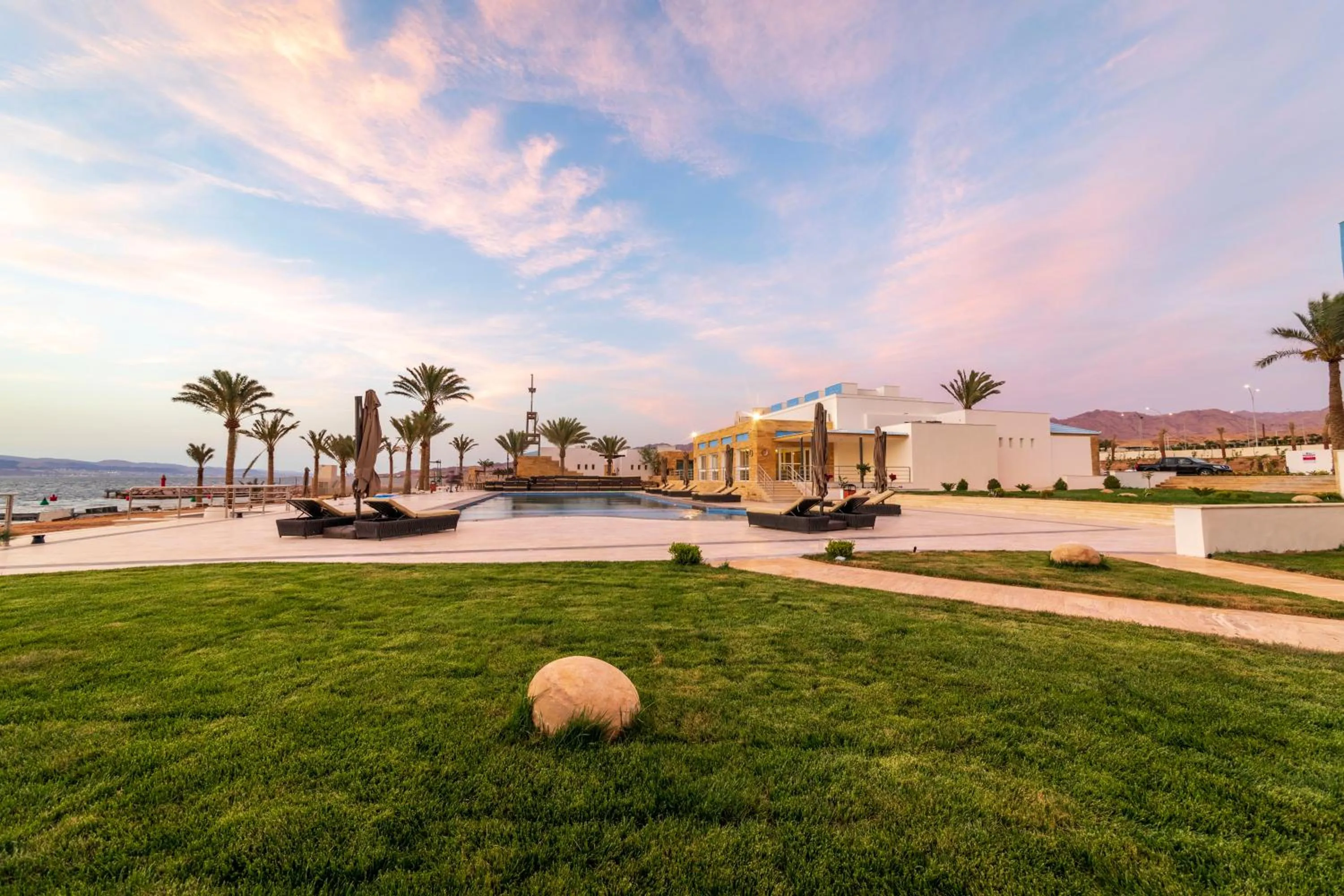 Garden in Luxotel Aqaba Beach Resort & Spa Only 15 years plus