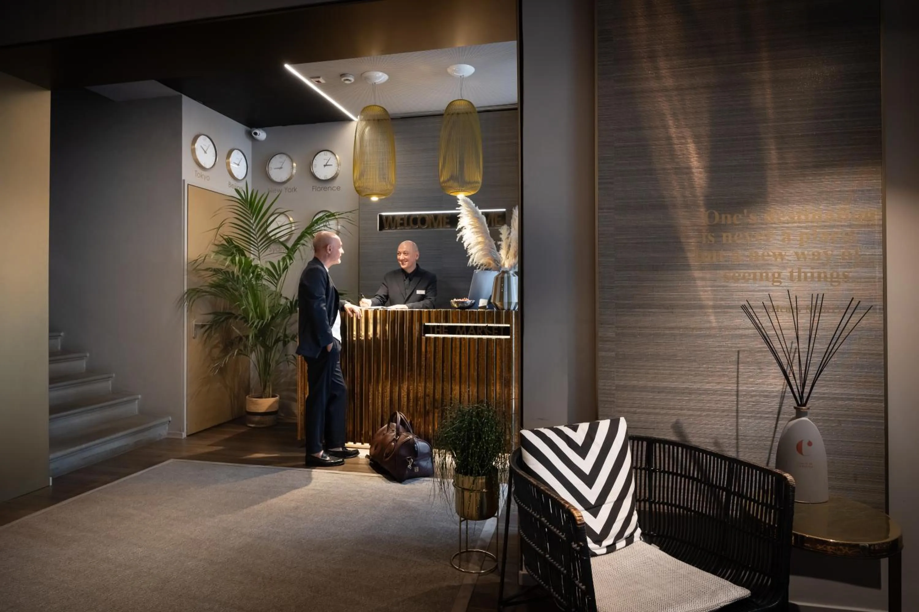 Lobby or reception in The Market Urban Hotel