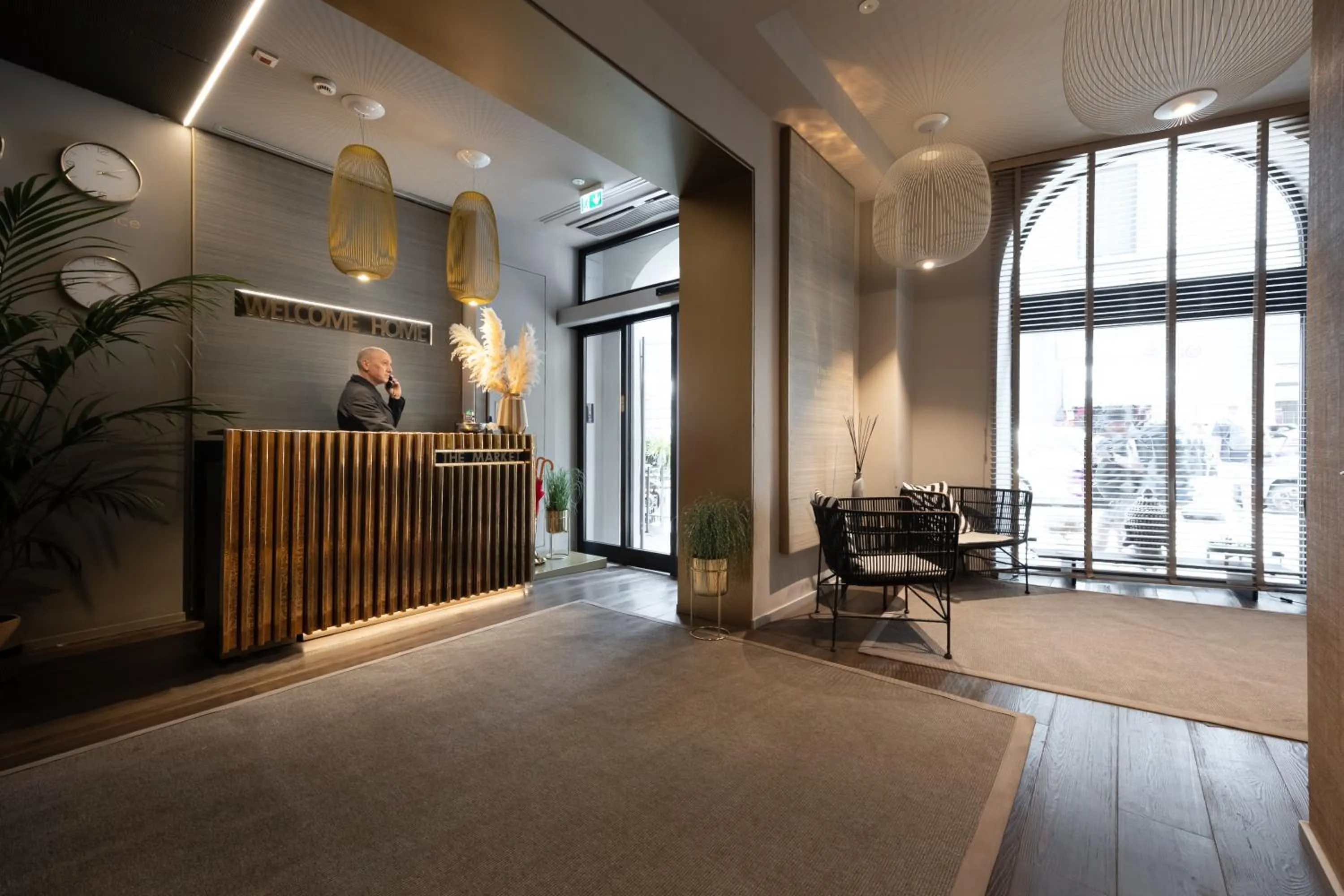 Lobby or reception in The Market Urban Hotel