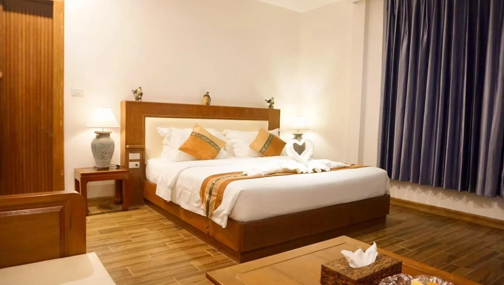 Bed in Aura Samui Best Beach Hotel - SHA Plus