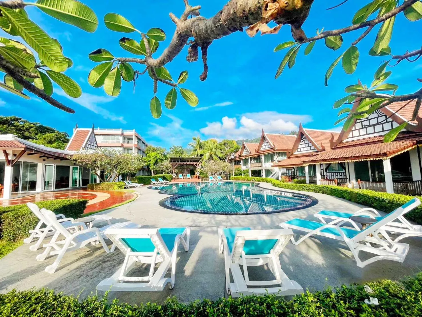 Pool view in Aura Samui Best Beach Hotel - SHA Plus