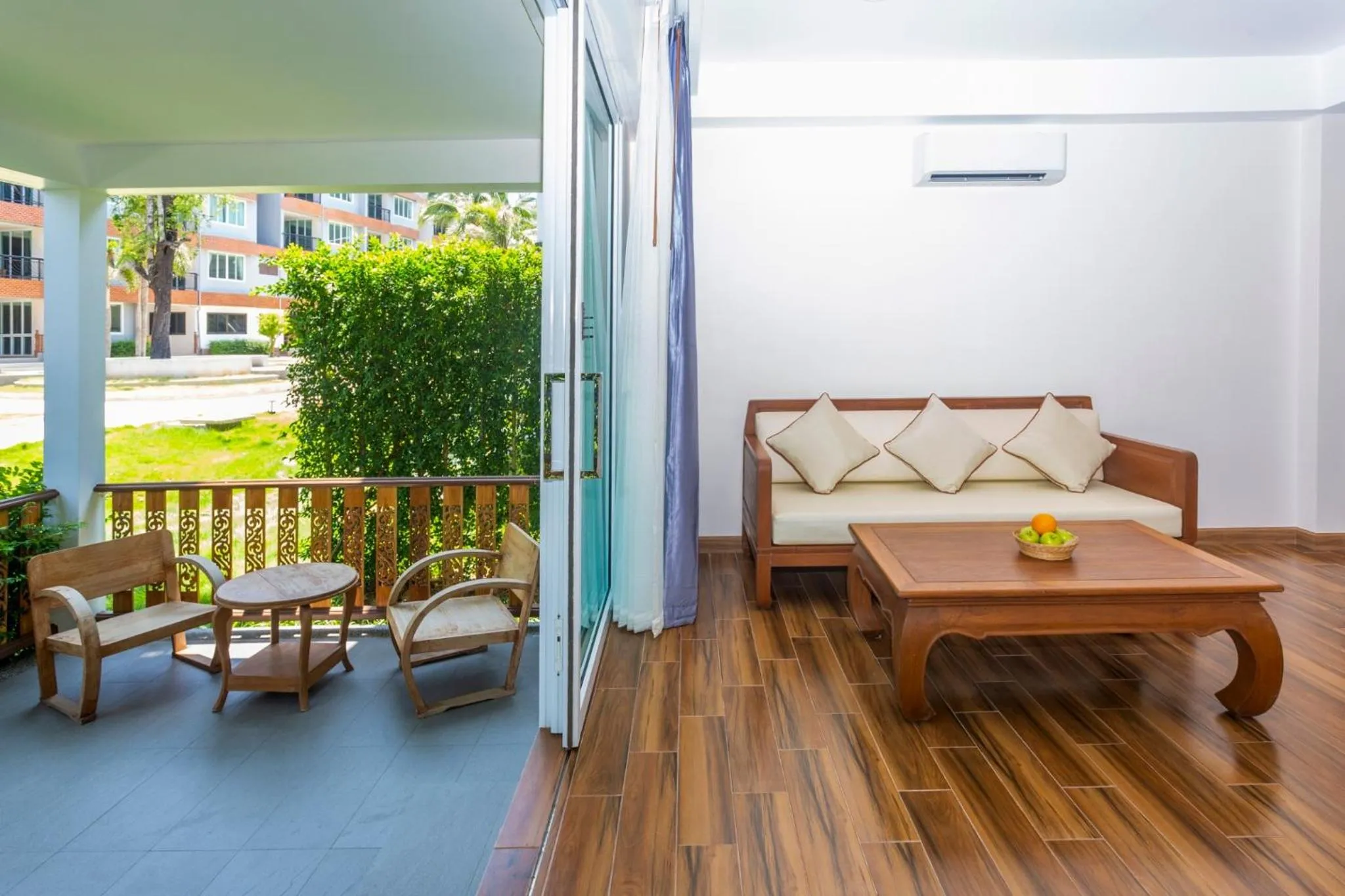 Balcony/Terrace in Aura Samui Best Beach Hotel - SHA Plus