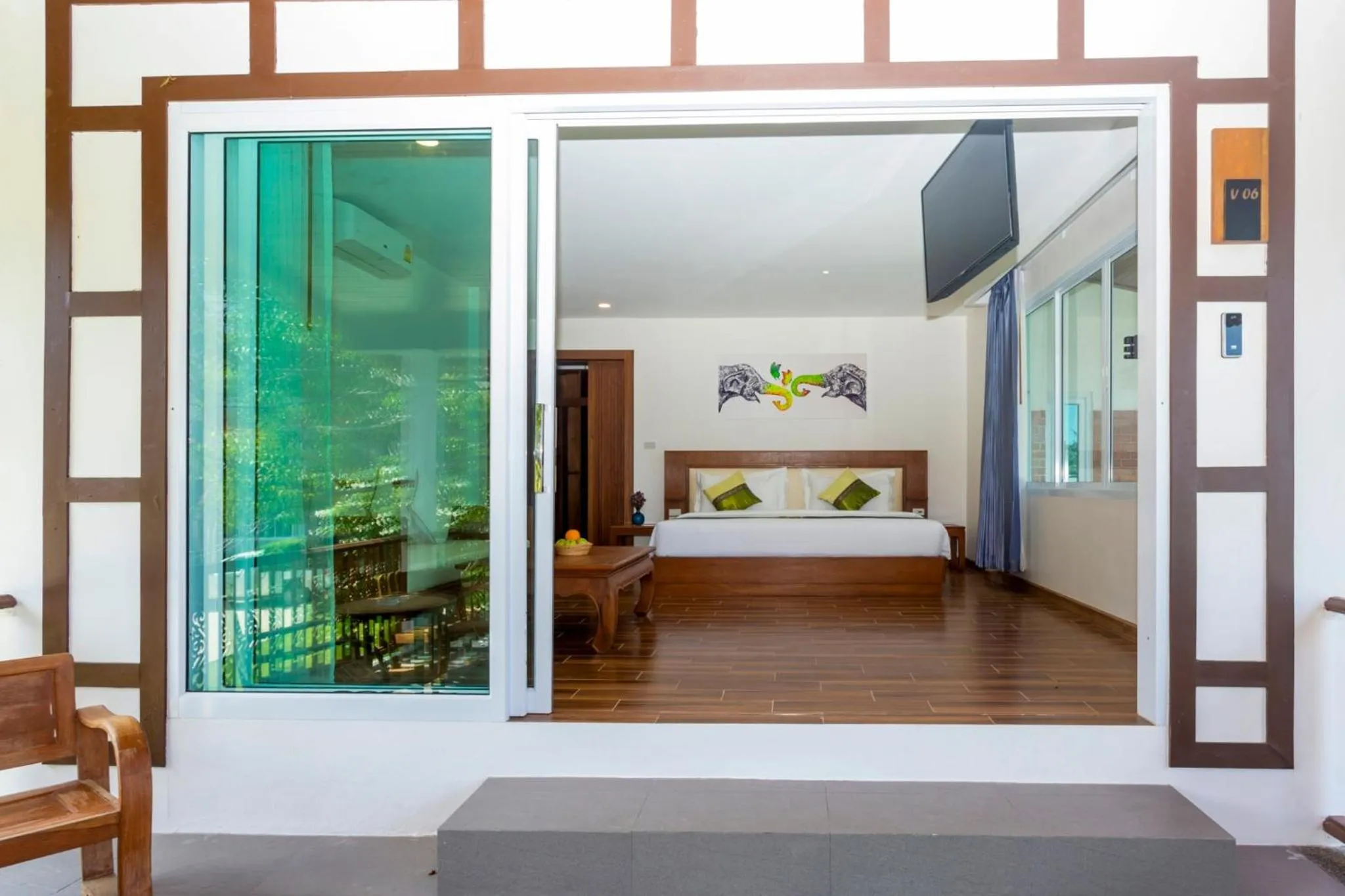 Bed in Aura Samui Best Beach Hotel - SHA Plus